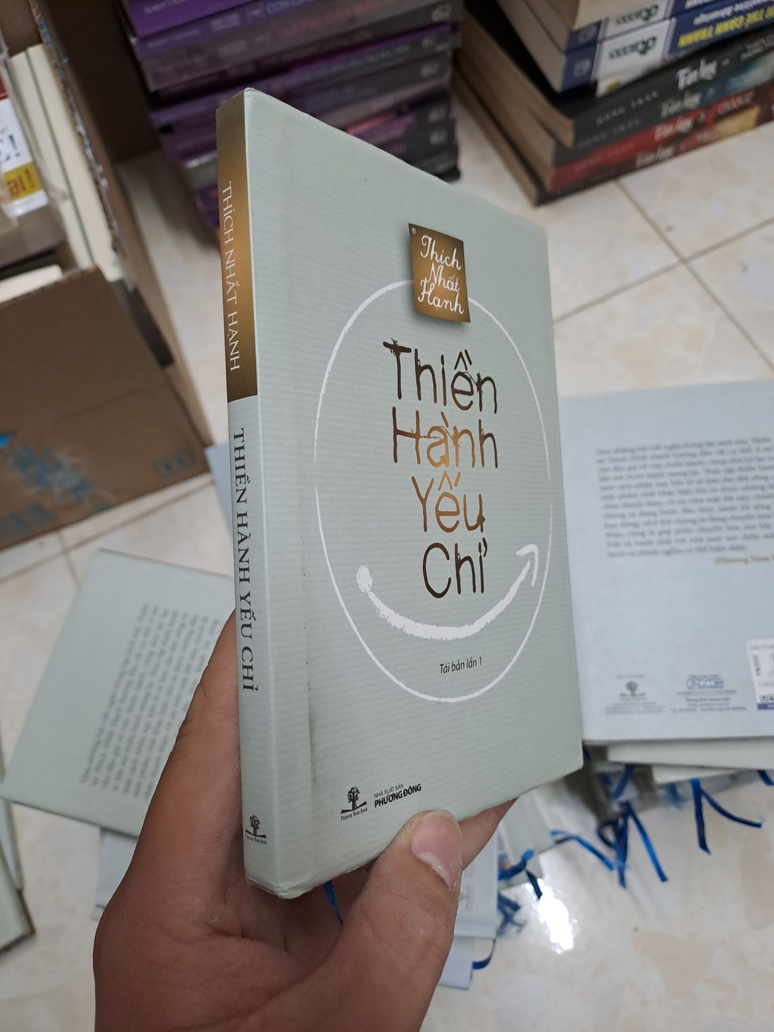 [59K/kg] Thiền Hành Yếu Chỉ Thích Nhất Hạnh bìa cứng mới 80% HCM0803 (NSX)