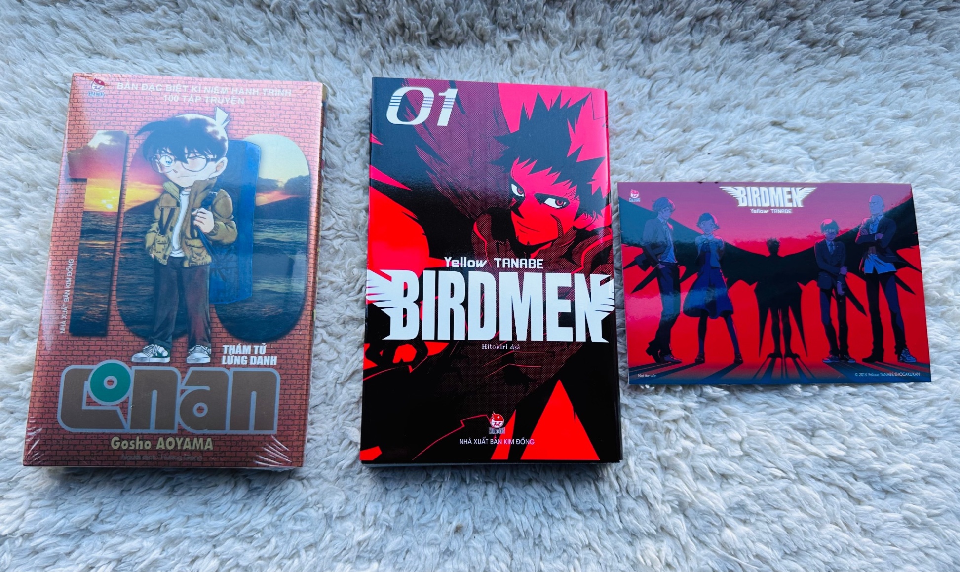 ￼Combo Conan 100 Bản Đặc biệt + Tặng Birdmen tập 1 kèm Postcard, mới 100%, SBM2709