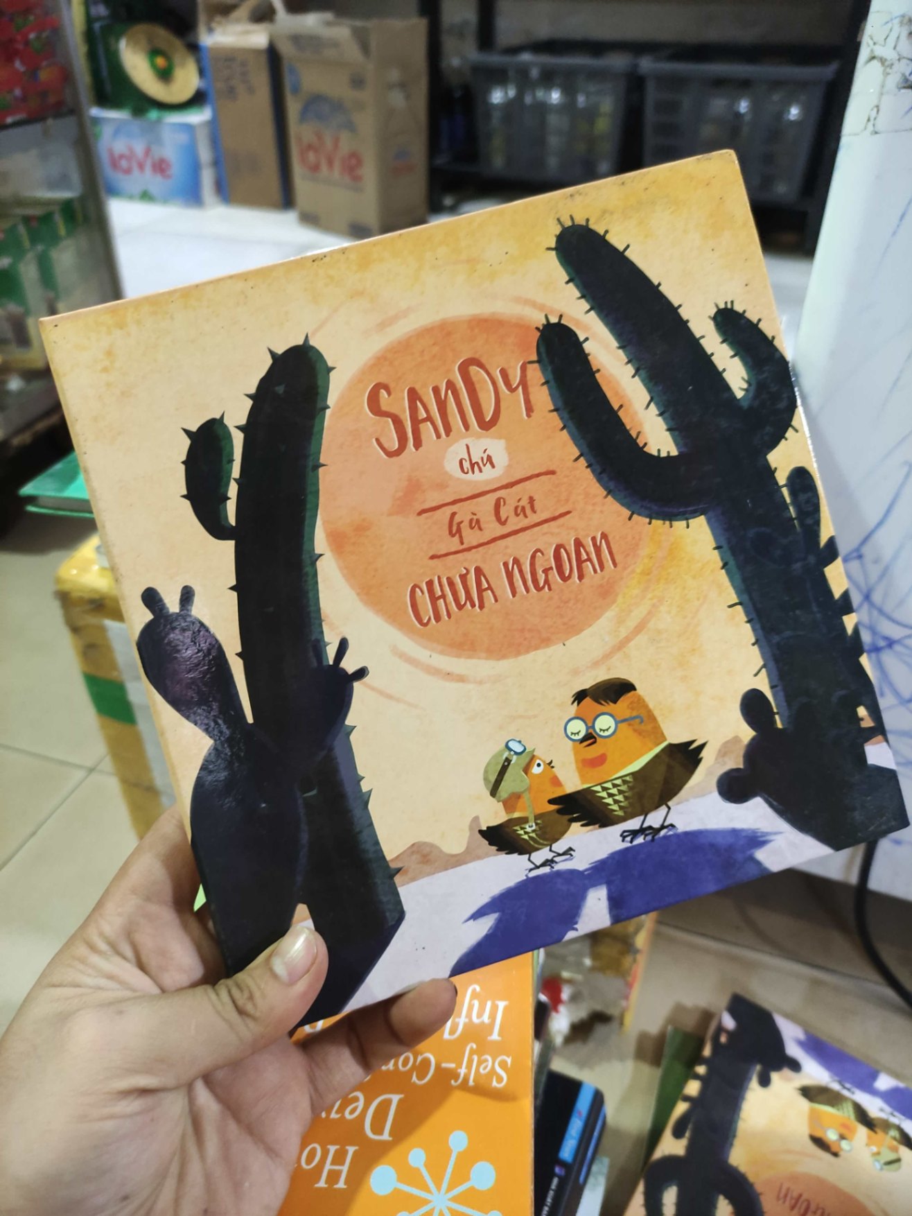 Sandy chú gà cát chưa ngoan