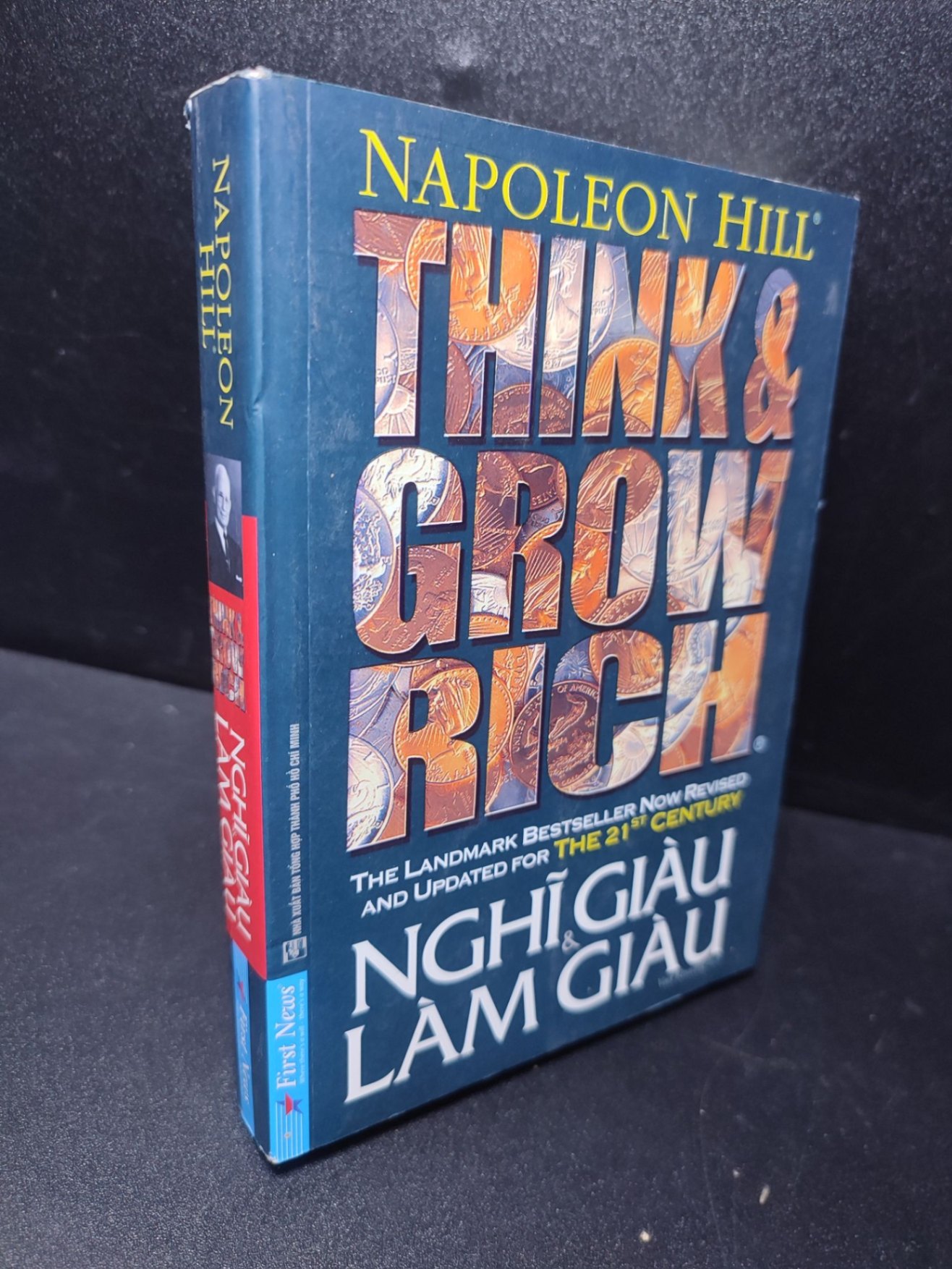 Nghĩ Giàu & Làm Giàu Napoleon Hill 2020 (Khổ Nhỏ) mới 80% ố, rách bìa, tróc bìa, bẩn bìa HCM2301 làm giàu, kỹ năng (NSX)