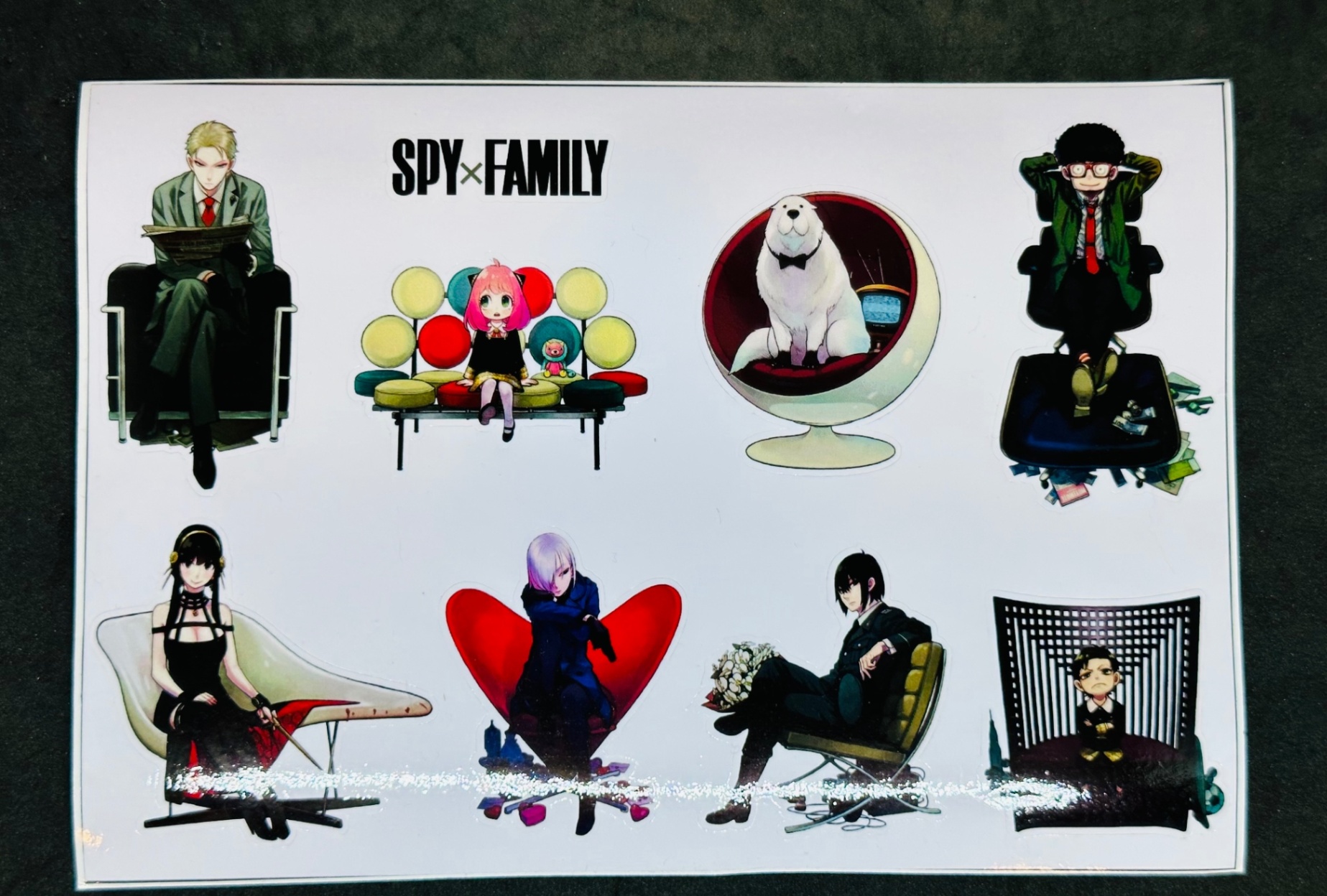Sticker Spy x Family, mới 100% SBM2508