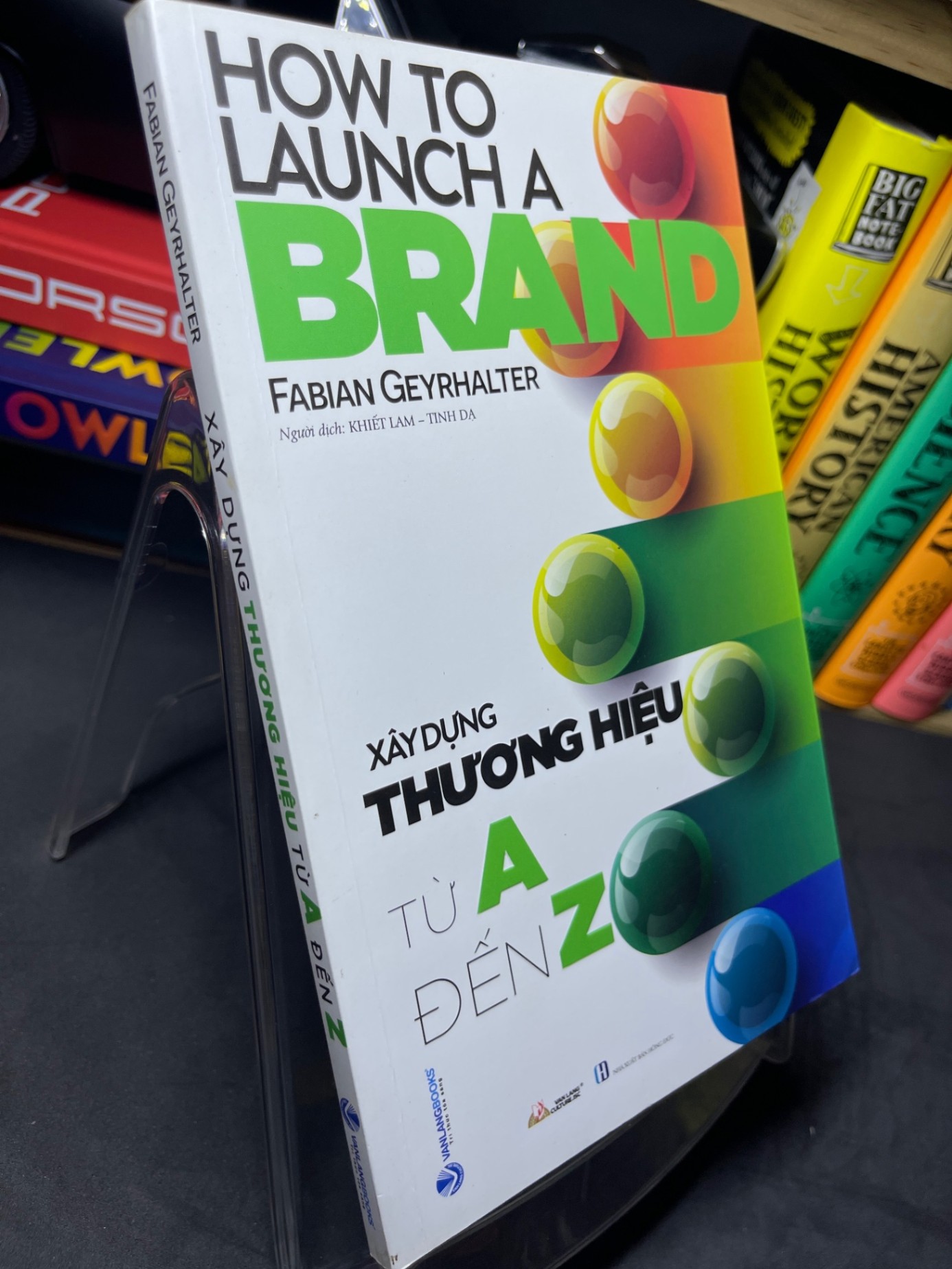 Xây dựng thương hiệu từ A đến Z 2022 mới 90% Fabian Geyrhalter HPB2905 SÁCH KỸ NĂNG (NSX)