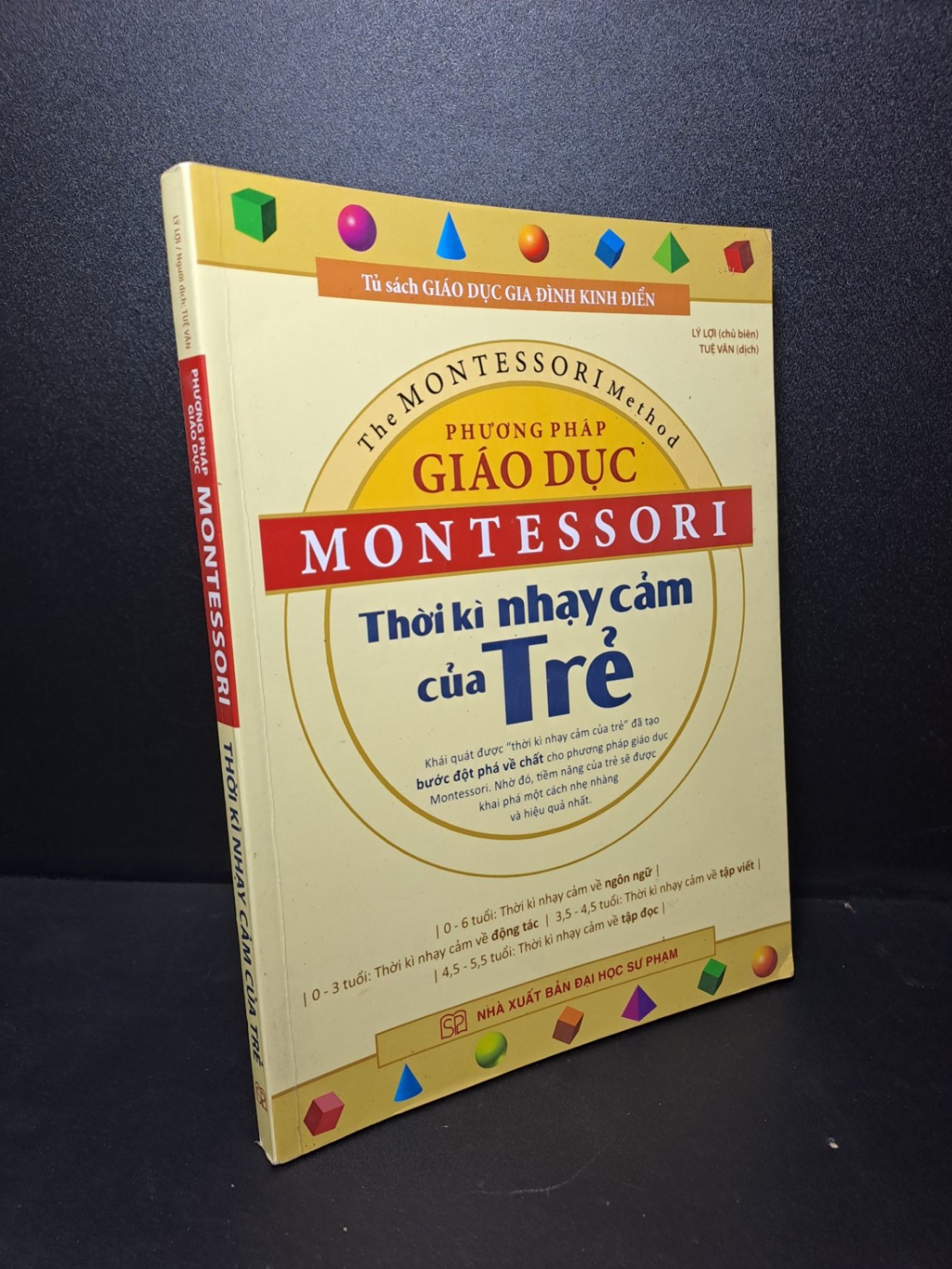 Phương pháp giáo dục Montessori thời kỳ nhạy cảm của trẻ 2017 sắc màu mới 90% HCM.TN2509