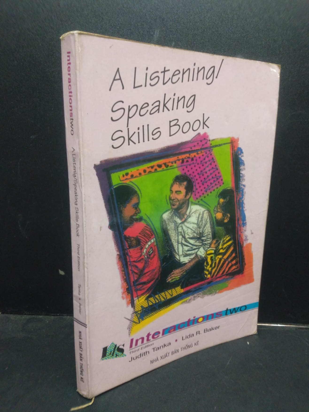 A listening/speaking skills book - Interactions TWO 2001 mới 60% ố vàng có viết HCM2504 chuyên môn ngoại ngữ (NSX)