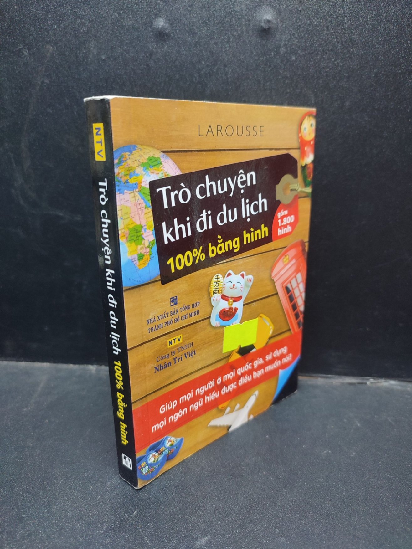 Trò Chuyện Khi Đi Du Lịch khổ nhỏ 100% Bằng Hình Larousse mới 90% bẩn nhẹ 2019 HCM1604 giáo dục (NSX)