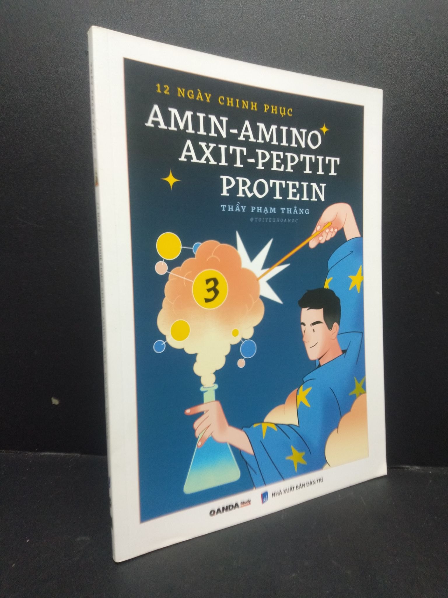 12 ngày chinh phục Amin Amino Axit Peptit Protein tập 3 mới 90% bẩn bìa 2023 HCM2705 Thầy Phạm Thắng SÁCH GIÁO TRÌNH, CHUYÊN MÔN