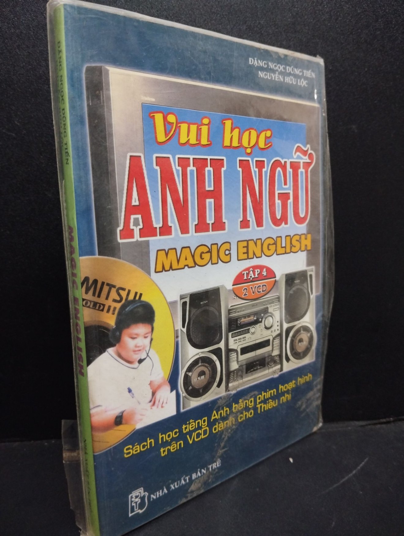 Magic English - Vui học Anh ngữ tập 4 (có seal, kèm 2 CD) mới 80% ố bẩn HCM2405 Đặng Ngọc Dũng Tiến - Nguyễn Hữu Lộc SÁCH HỌC NGOẠI NGỮ (NSX)
