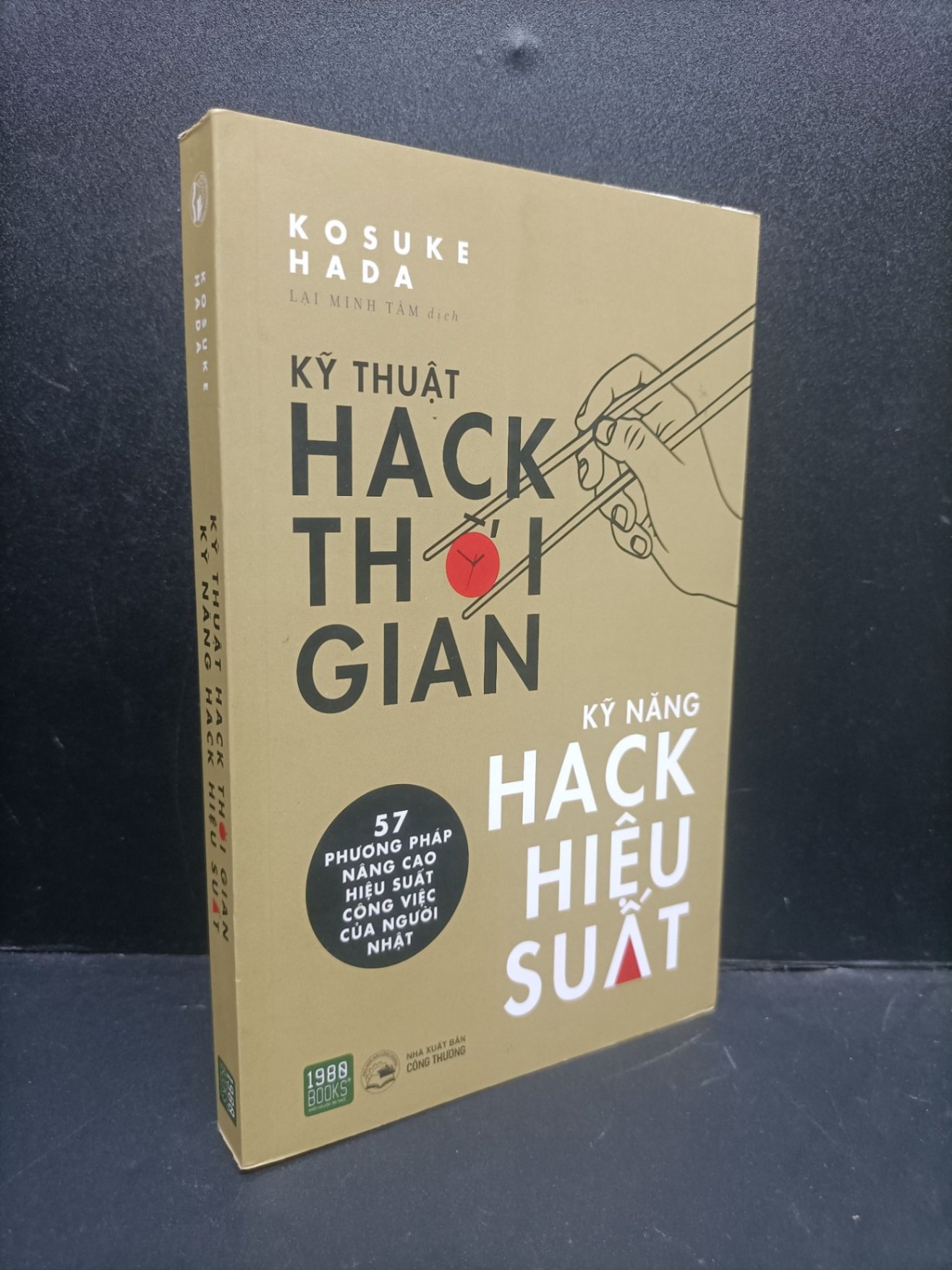 Kỹ thuật hack thời gian kỹ năng hack hiệu suất mới 80% bẩn bìa 2022 HCM2105 Kosuke Hada SÁCH KỸ NĂNG (NSX)