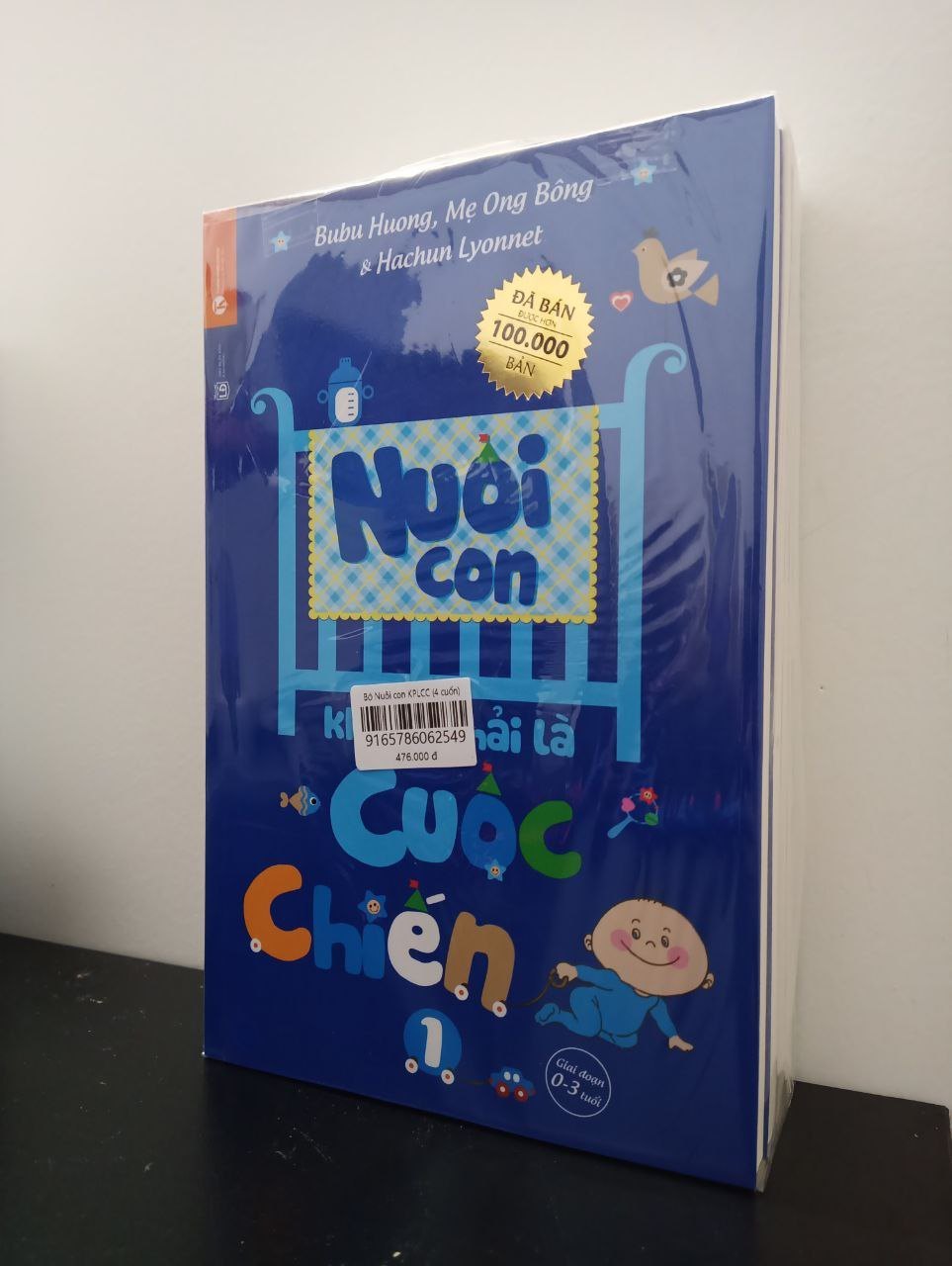 Nuôi Con Không Phải Là Cuộc Chiến (Bộ 4 cuốn)(Tái Bản) - Mẹ Ong Bông, Hachun Lyonnet, Bubu Hương New 100% HCM.ASB2103