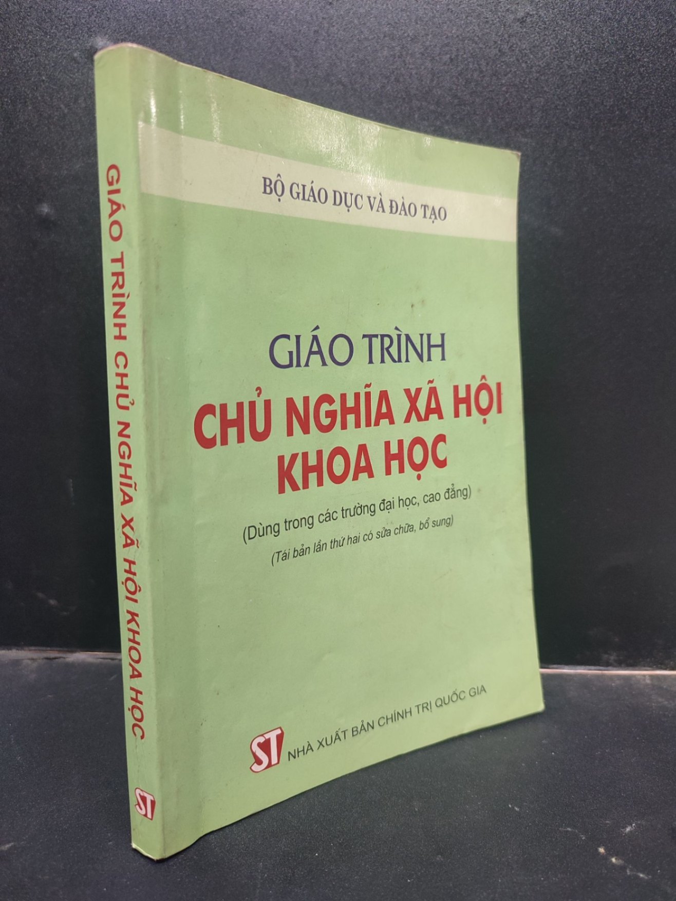 Giáo trình chủ nghĩa xã hội khoa học 2006 mới 70% ố có viết và highlight HCM0305 giáo trình chuyên môn (NSX)
