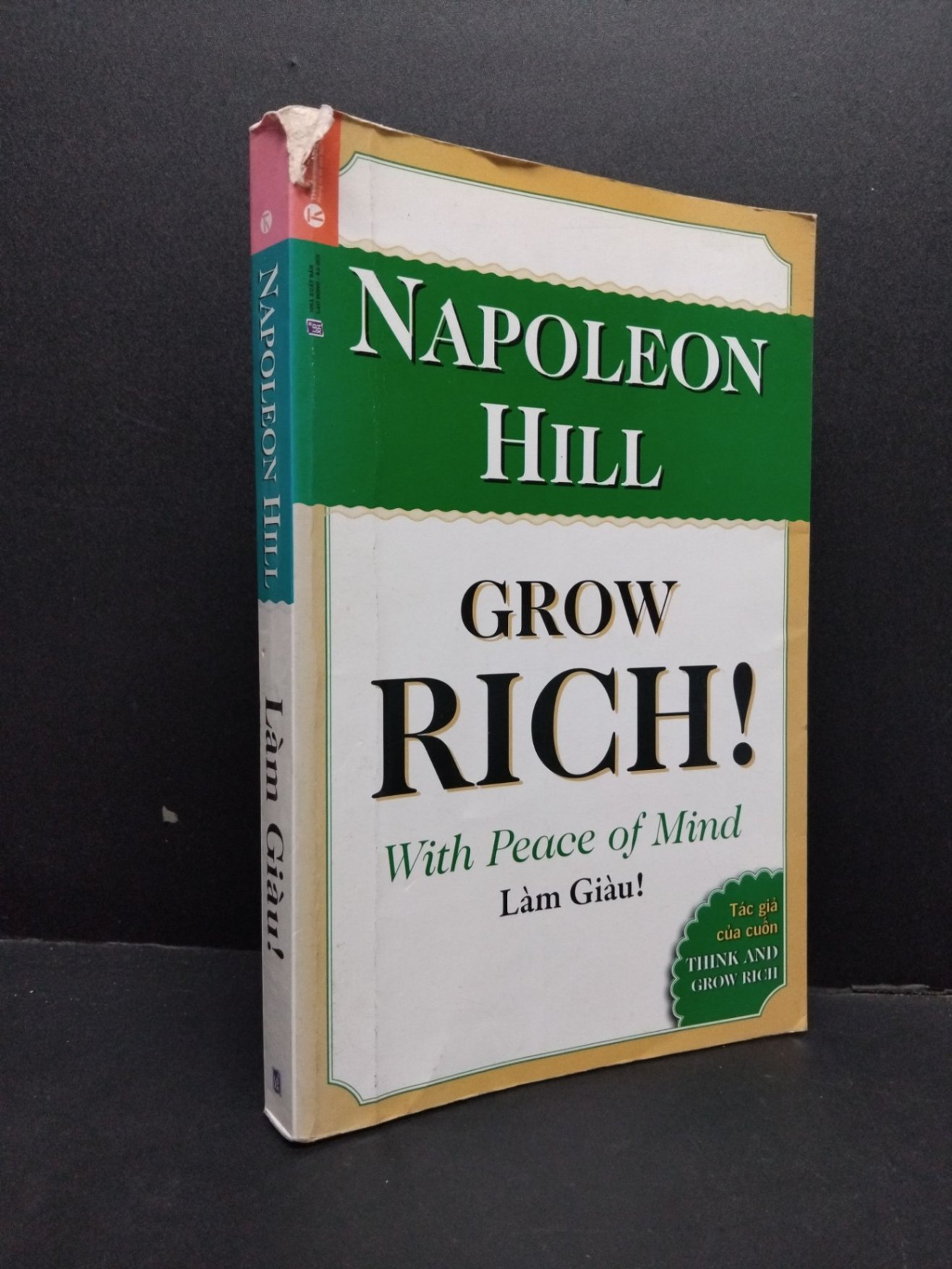 Làm giàu! mới 80% ố bẩn nhẹ có mộc và highlight rách gáy 2014 HCM1008 Napoleon Hill KỸ NĂNG