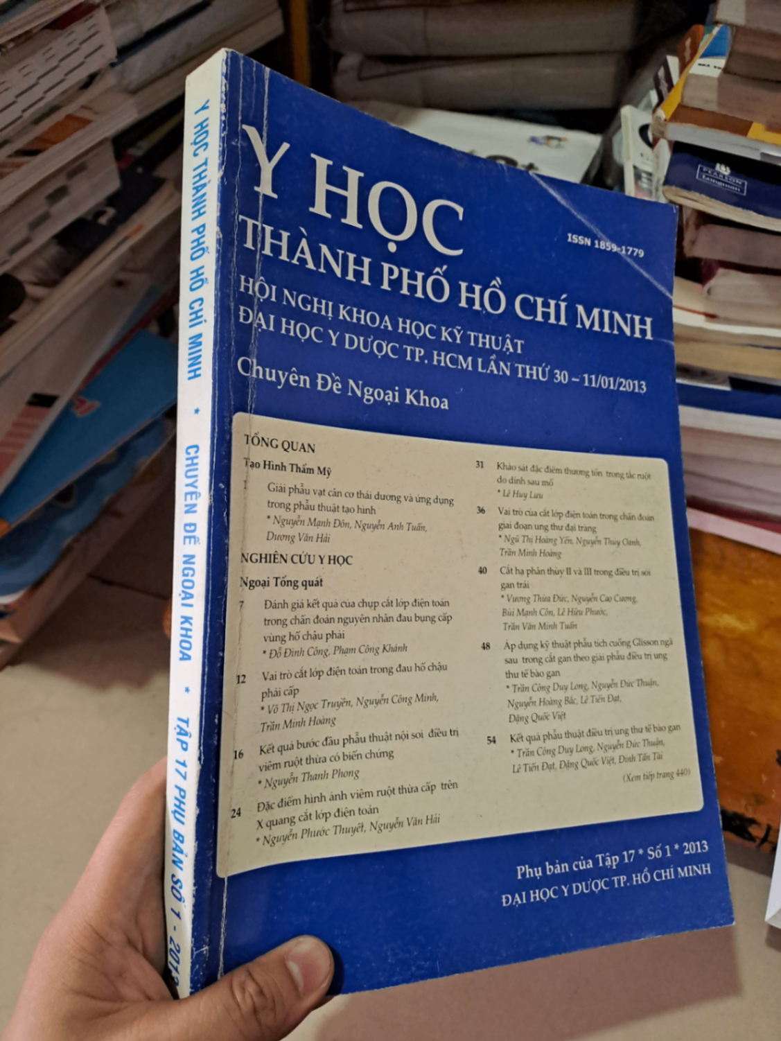 Hội nghị khoa học kỹ thuật đại học y dược TP.HCM lần thứ 30 - 11/01/2015 chuyên đề ngoại khoa phụ bản của tập 17 số 1 2013 HCM0808 TẠP CHÍ, THIẾT KẾ, THỜI TRANG