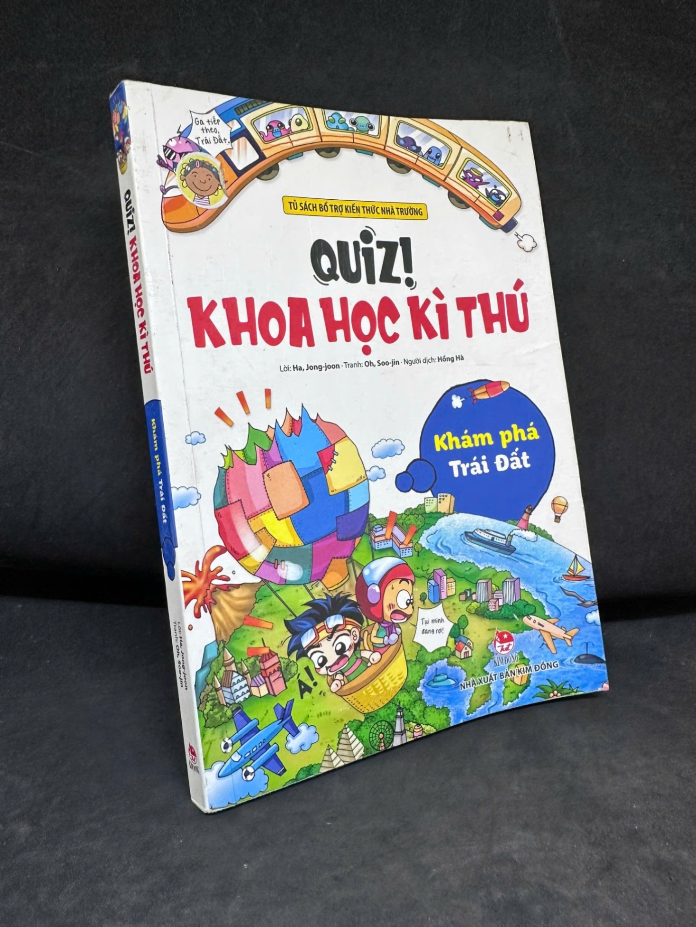 [Phiên Chợ Sách Cũ] Quiz! Khoa Học Kì Thú: Khám Phá Trái Đất, 2022 - Linh Ha, Jong Joon & Tran So H1809 SBM