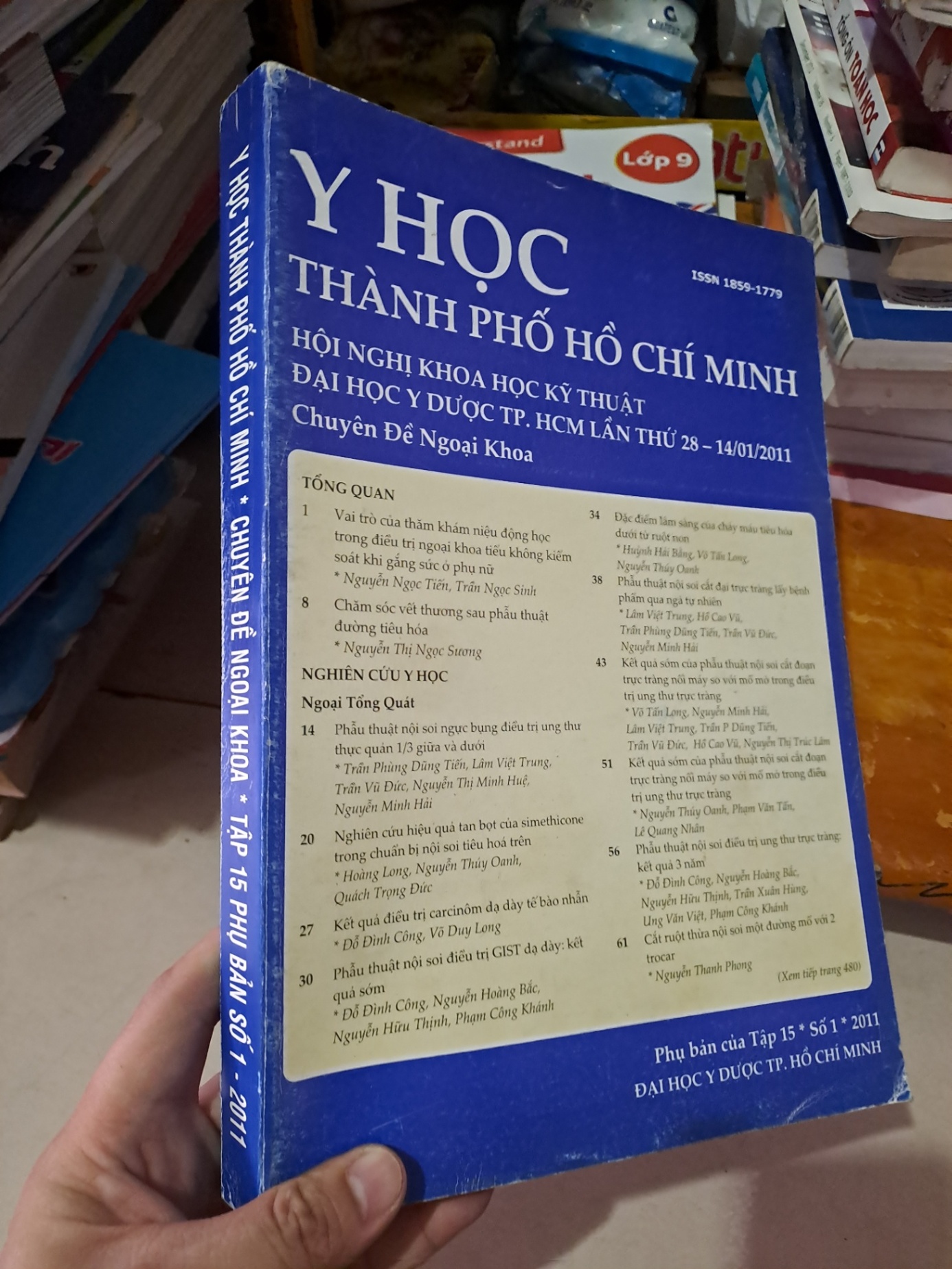 Y học thành phố hồ chí minh số đặc biệt chuyên đề ngoại khoa tập 15 số 1 2011 HCM0808 TẠP CHÍ, THIẾT KẾ, THỜI TRANG