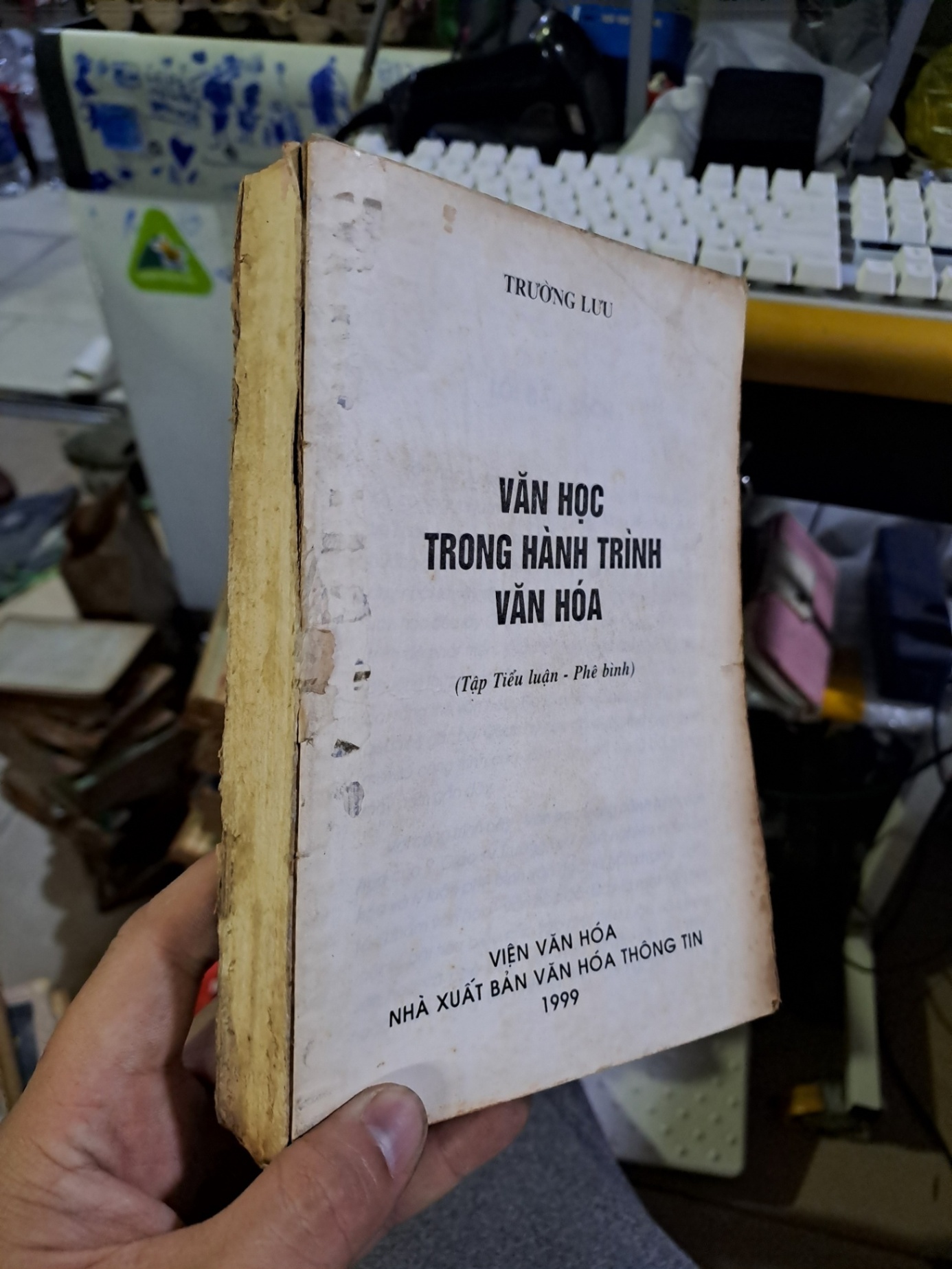 Văn học trong hành trình văn hóa mới 70% mất bìa ố Trường Lưu 1999 VĂN HỌC HCM1709 (NSX)