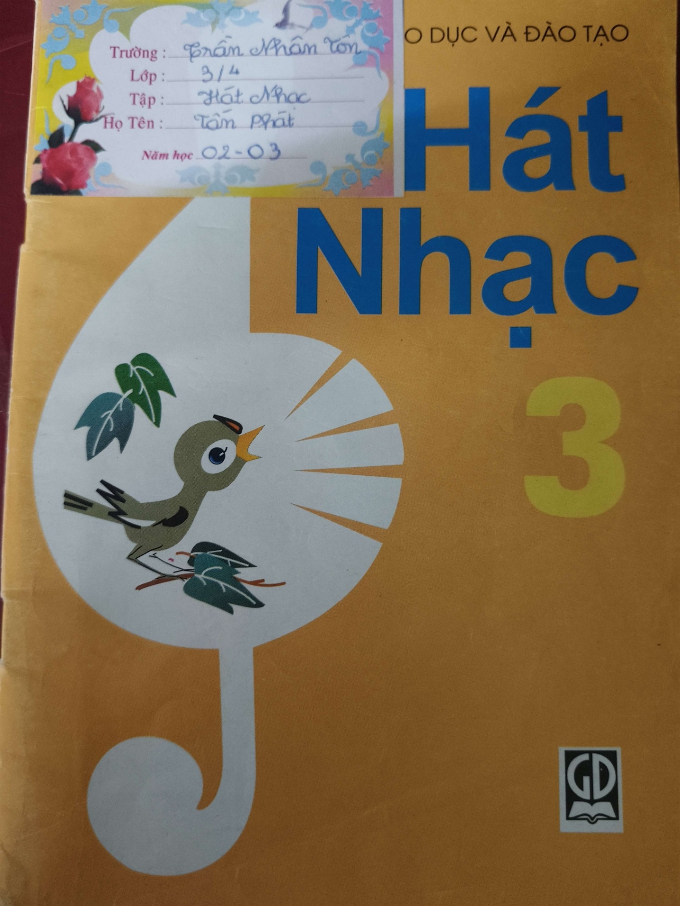 Hát nhạc lớp 3 GIÁO KHOA ANTQ0810