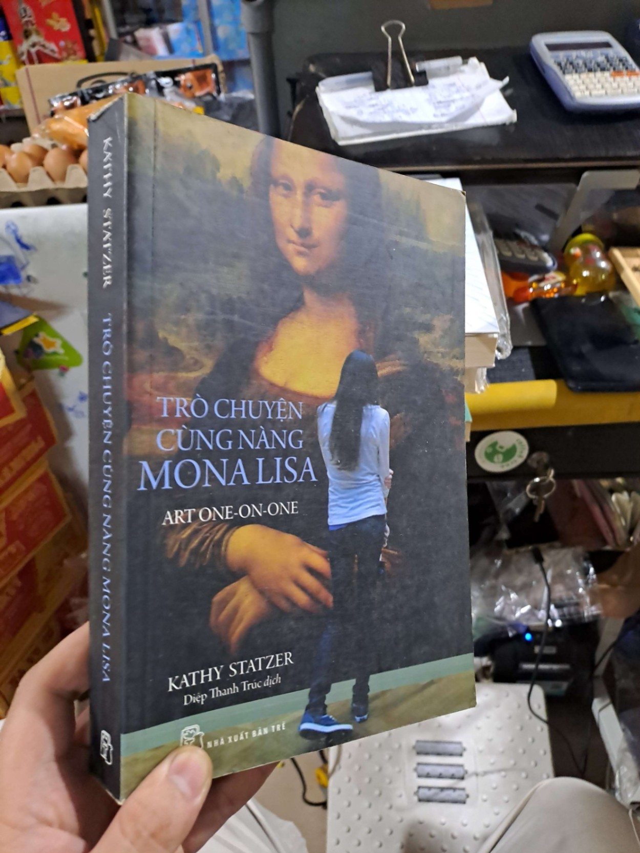 Trò Chuyện Cùng Nàng Mona Lisa - Kathy Statzer - 2015 mới 80% ố - VĂN HỌC - HMT3012