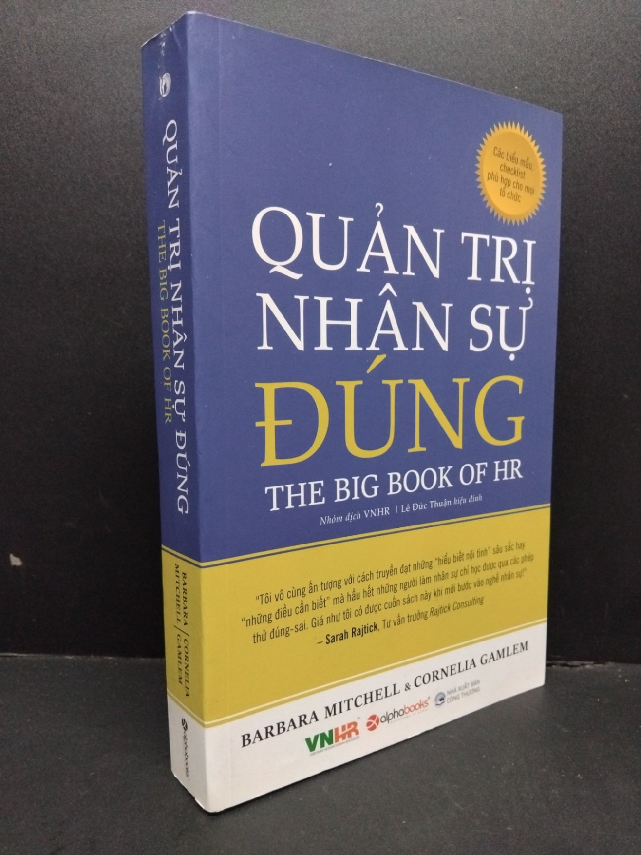 Quản trị nhân sự đúng mới 90% bẩn nhẹ 2019 HCM1410 Barbara Mitchell & Cornelia Gamlem QUẢN TRỊ (NSX)