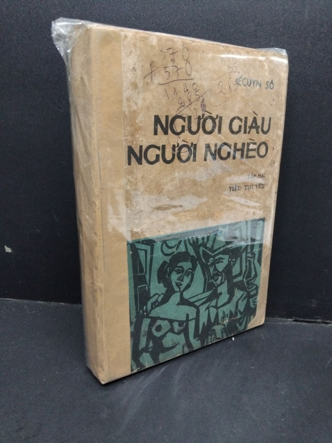 Người giàu người nghèo tập 2 mới 60% bẩn bìa, ố vàng, chữ viết ở bìa HCM2110 Iecuyn So VĂN HỌC (NSX)