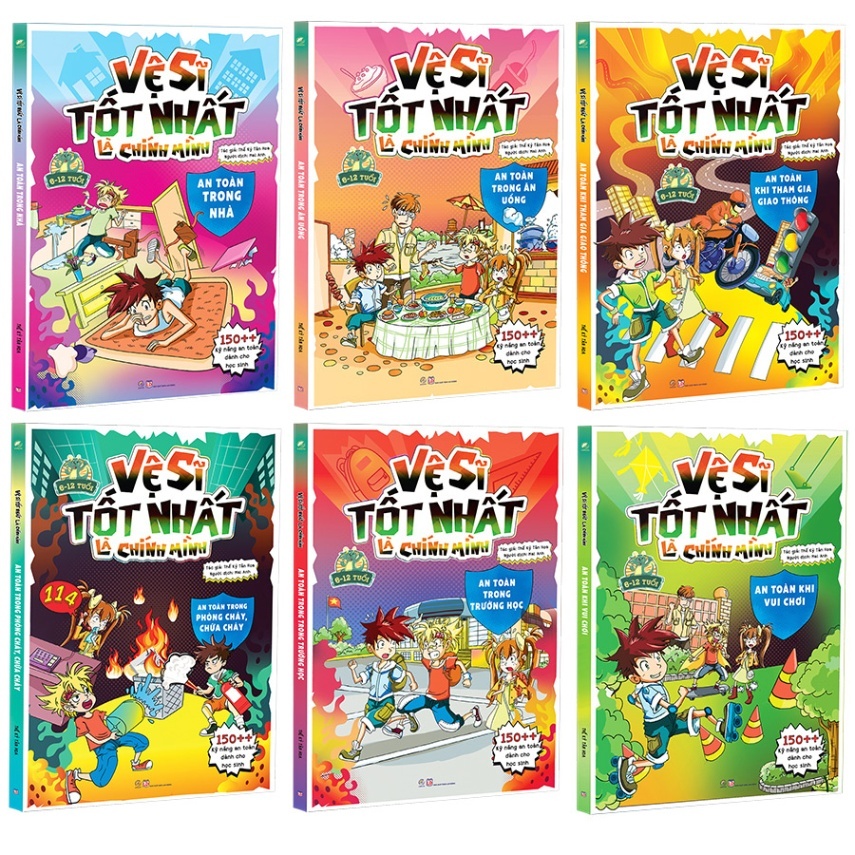 Vệ sĩ tốt nhất là chính mình - Combo 6 cuốn - - LINHLANBOOKS - Sách Mẹ và bé
