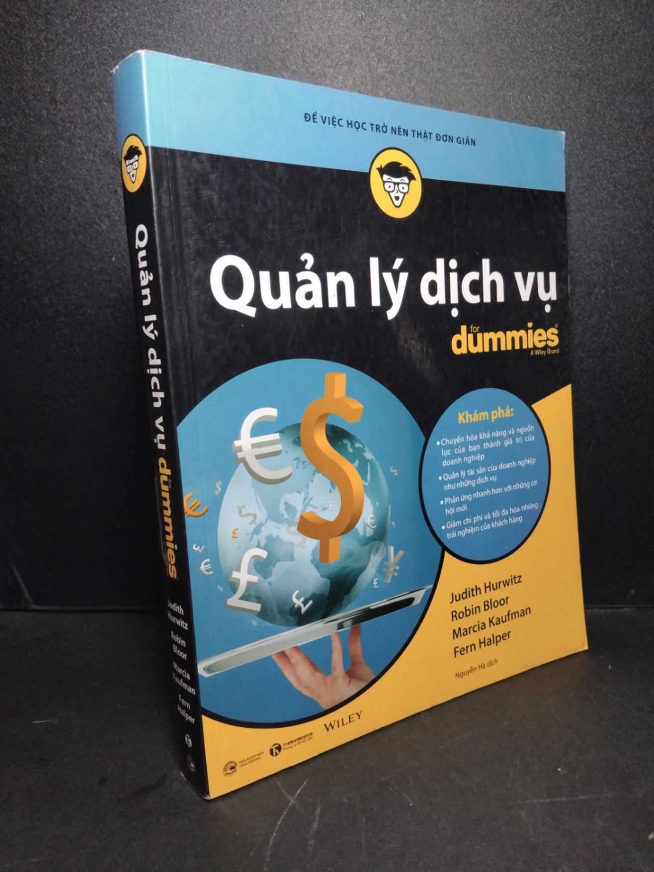 Quản lý dịch vụ for dummies a wiley brand mới 90% ố bẩn, gấp bìa nhẹ, có mộc nhà phát hành 2019 HCM2103 QUẢN TRỊ (NSX)