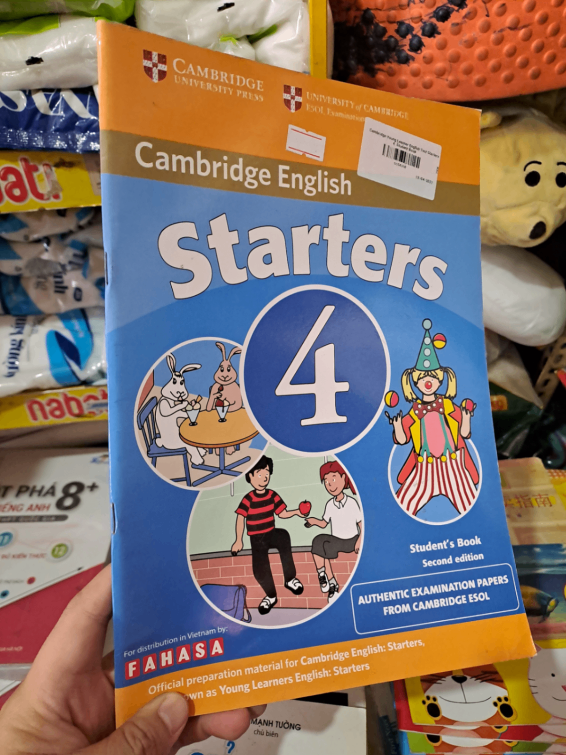 Cambridge English Starters 4 mới 90% HCM0808 HỌC NGOẠI NGỮ