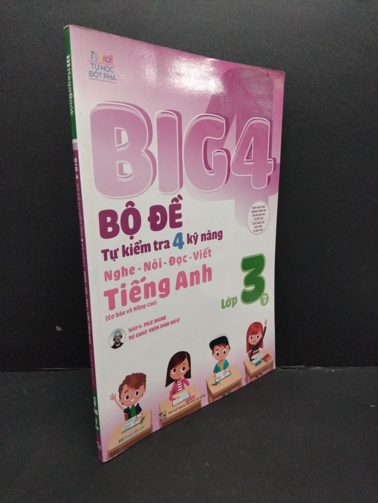BIG 4 bộ đề tự kiểm tra 4 kỹ năng nghe - nói - đọc - viết tiếng Anh (cơ bản và nâng cao) lớp 3 tập 2 mới 90% bẩn nhẹ 2020 HCM2608 Hoàng Thị Ngọc Tú GIÁO TRÌNH, CHUYÊN MÔN