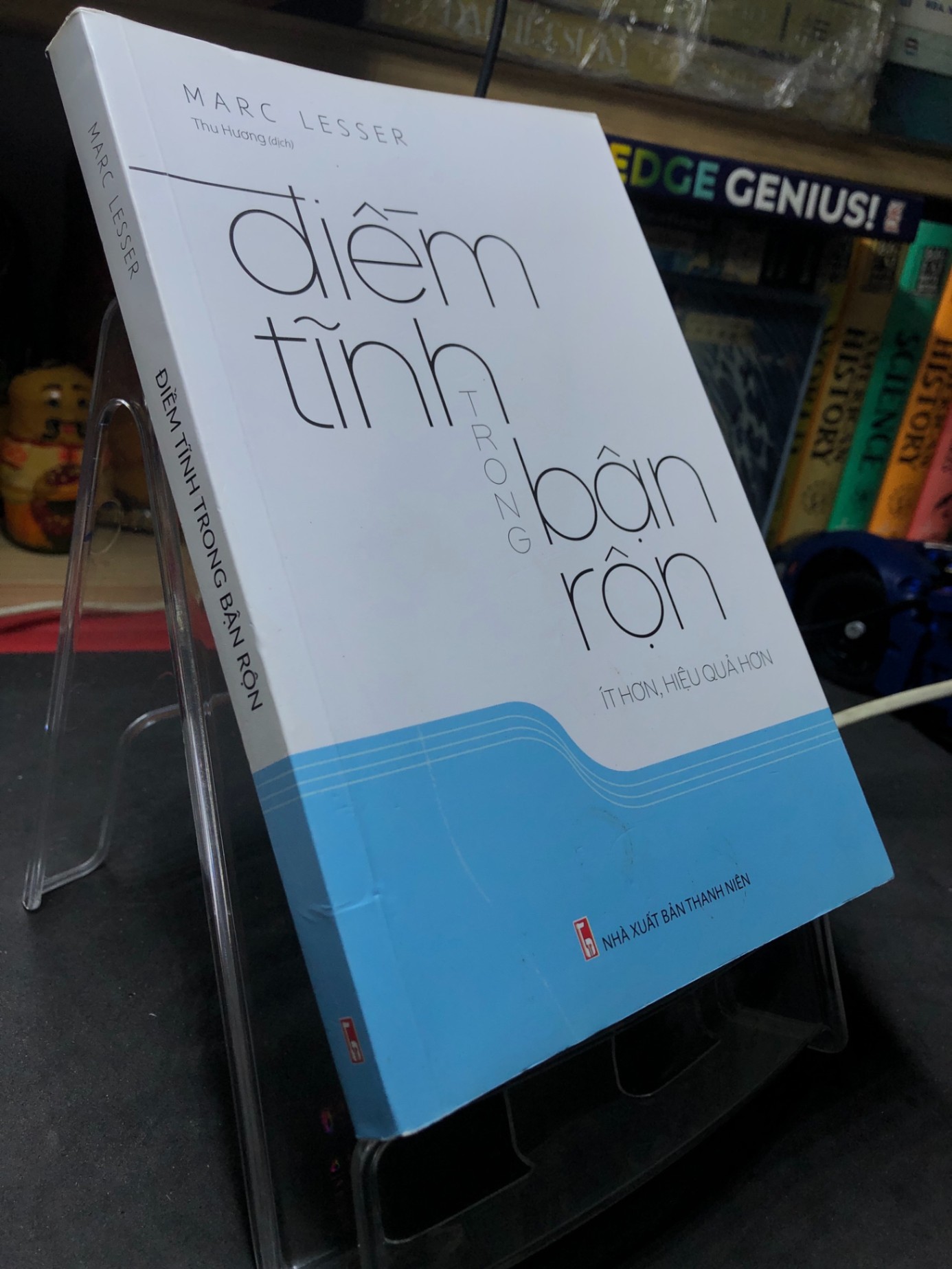 Điểm tĩnh trong bận rộn 2020 mới 85% bẩn nhẹ Marc Lesser HPB2206 SÁCH KỸ NĂNG (NSX)