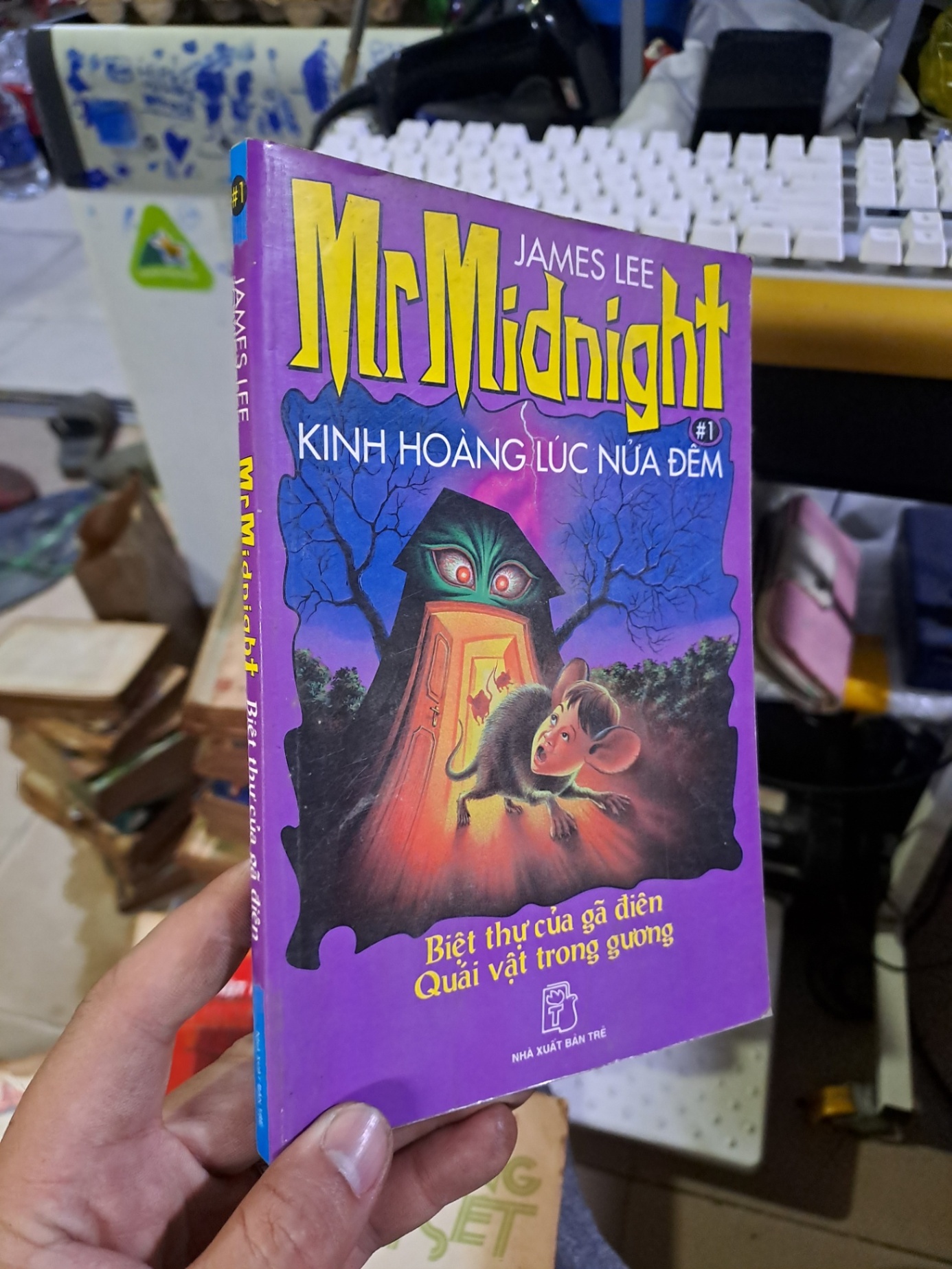 Mr Midnight #1 kinh hoàng lúc nửa đêm Biệt thự của gã điên quái vật trong gương mới 80% ố 2006 Văn học nước ngoài HCM1709