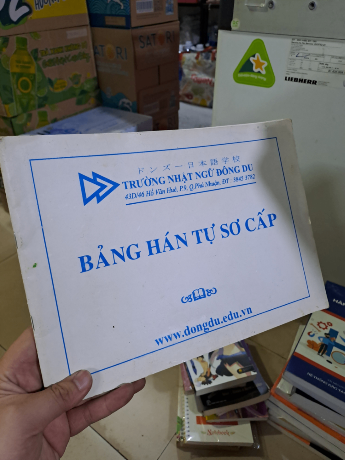 Bảng hán tự sơ cấp mới 90% Trường Nhật Ngữ Đông Du HCM0808 HỌC NGOẠI NGỮ (NSX)