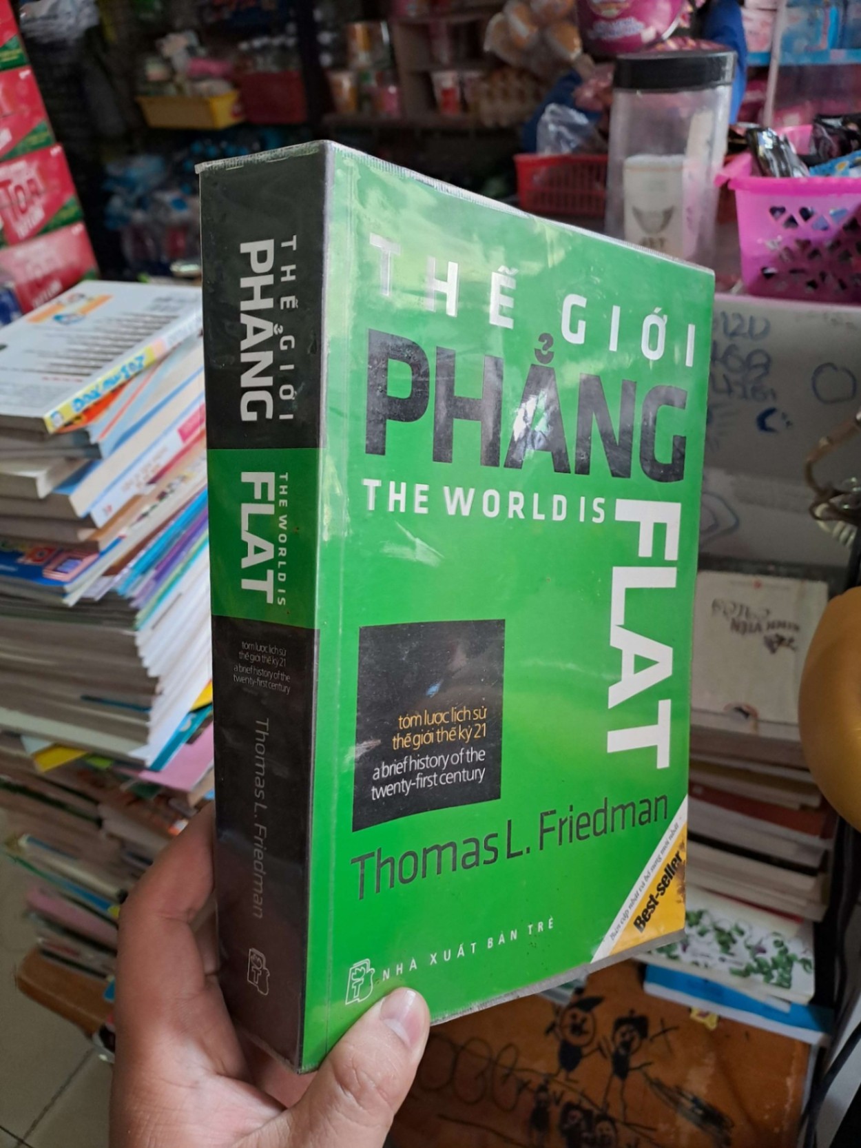 Thế giới phẳng - The world is flat - Friedman - 2014 mới 80% ố - LỊCH SỬ - CHÍNH TRỊ - TRIẾT HỌC - HCM0111 (NSX)