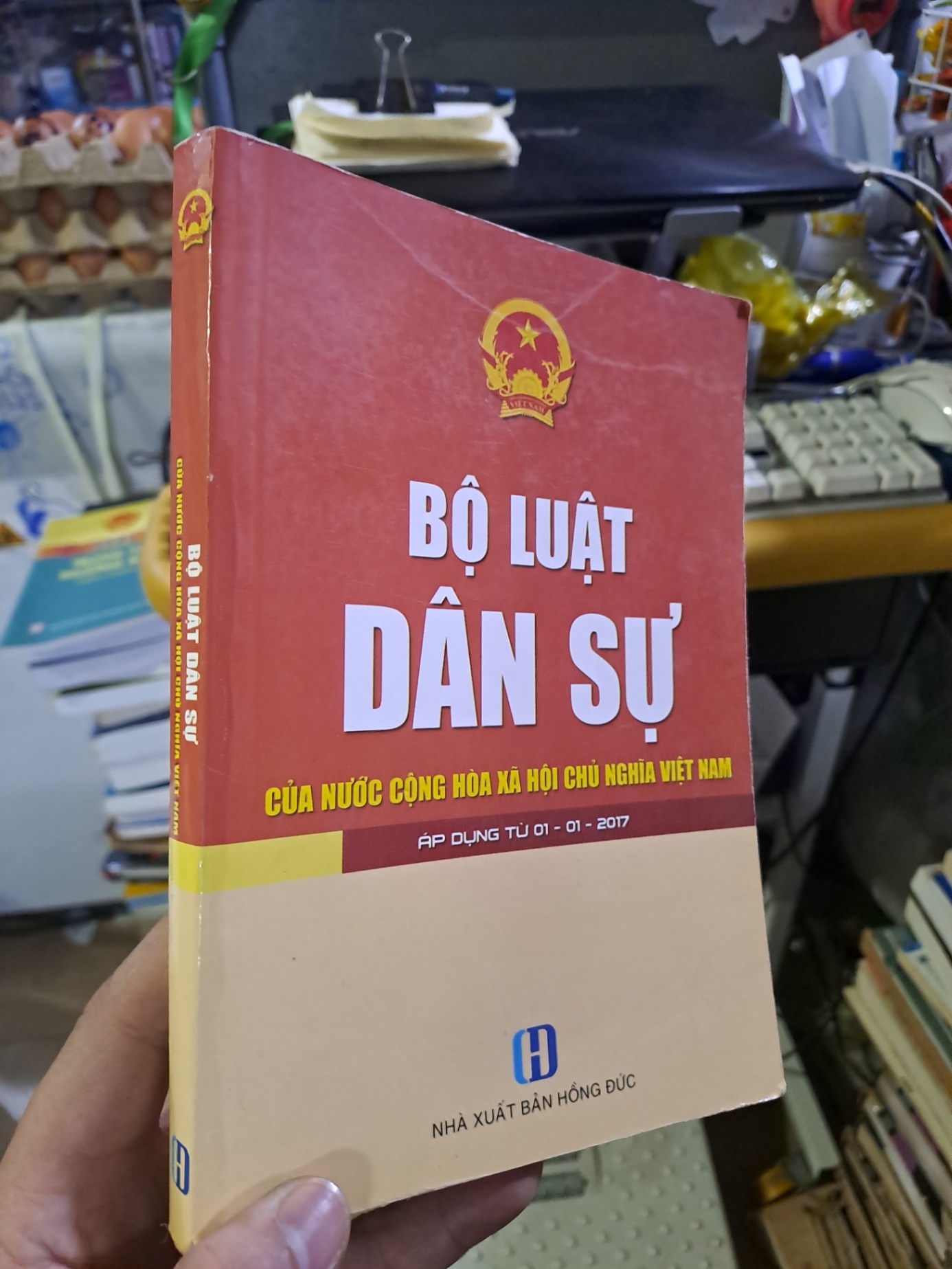 Bộ luật dân sự của nước cộng hòa xã hội chủ nghĩa Việt Nam 2016 mới 80% ố GIÁO TRÌNH, CHUYÊN MÔN HCM1709 (NSX)