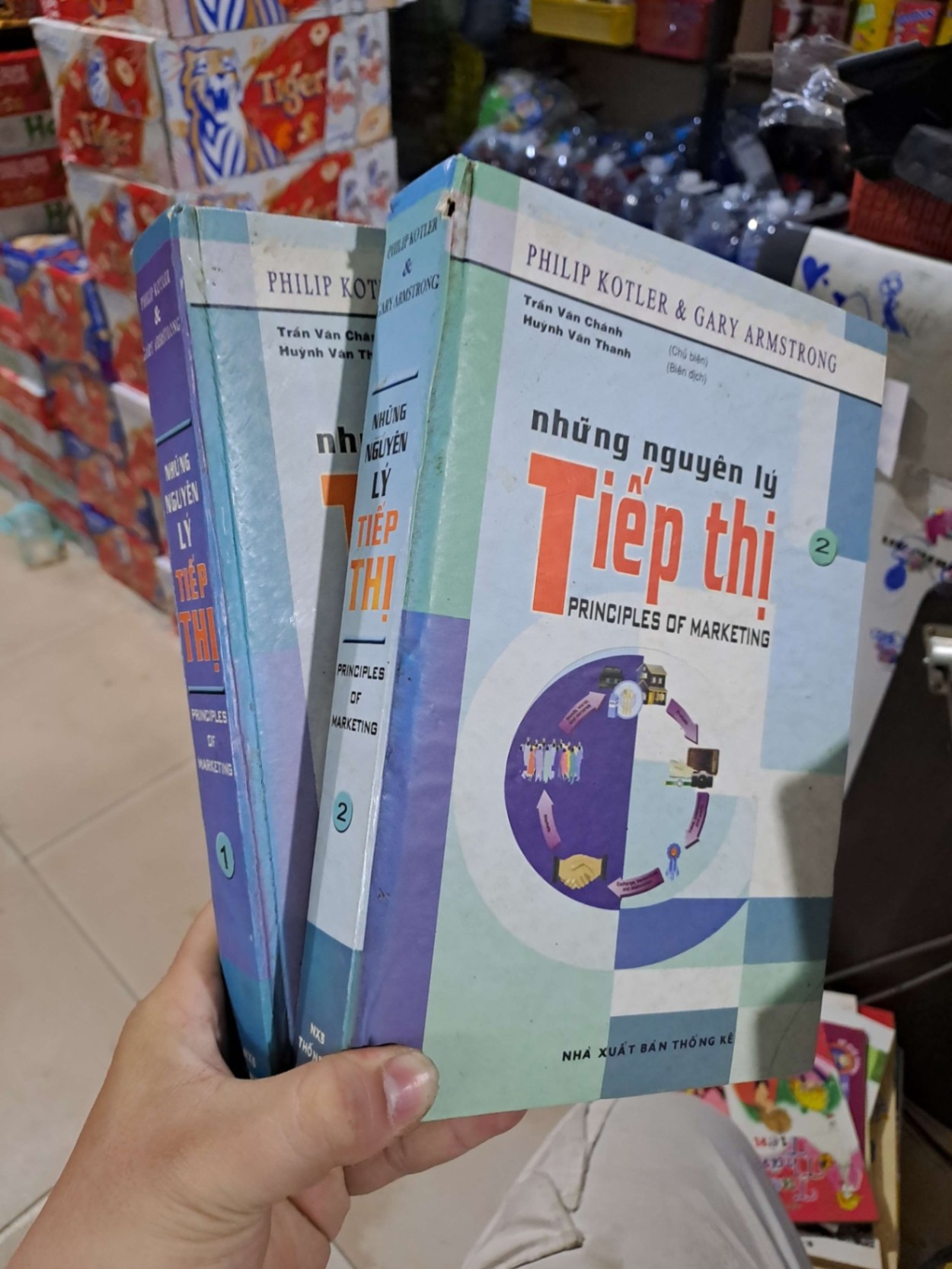 Những Nguyên Lý Tiếp Thị (2 Tập) - Philip Kotler, Gary Armstrong - 2004 mới 80% ố bìa cứng - MARKETING KINH DOANH - HCM3012 (NSX)