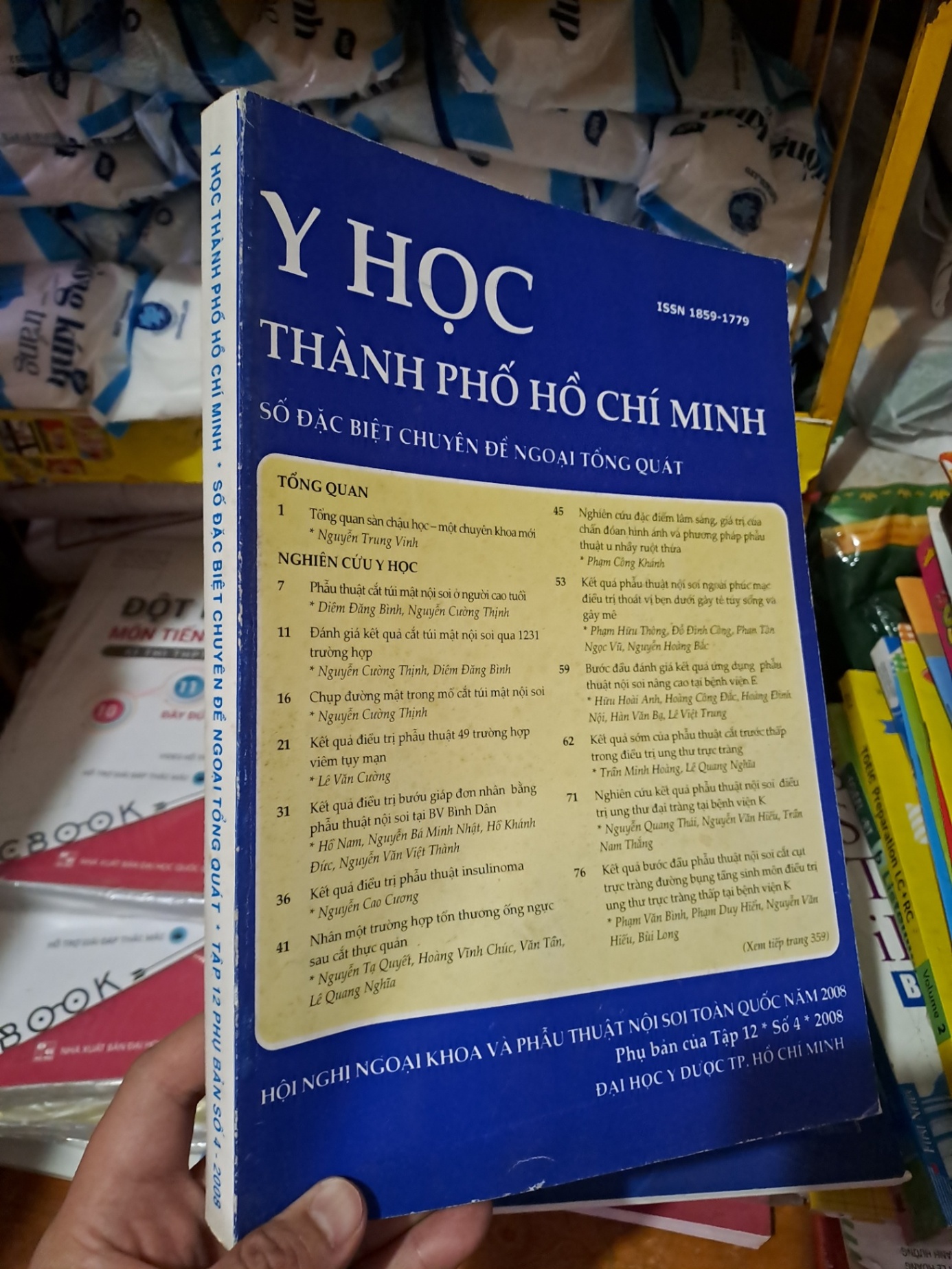Y học thành phố hồ chí minh số đặc biệt chuyên đề ngoại khoa tổng quát tập 12 số 4 2008 HCM0808 TẠP CHÍ, THIẾT KẾ, THỜI TRANG