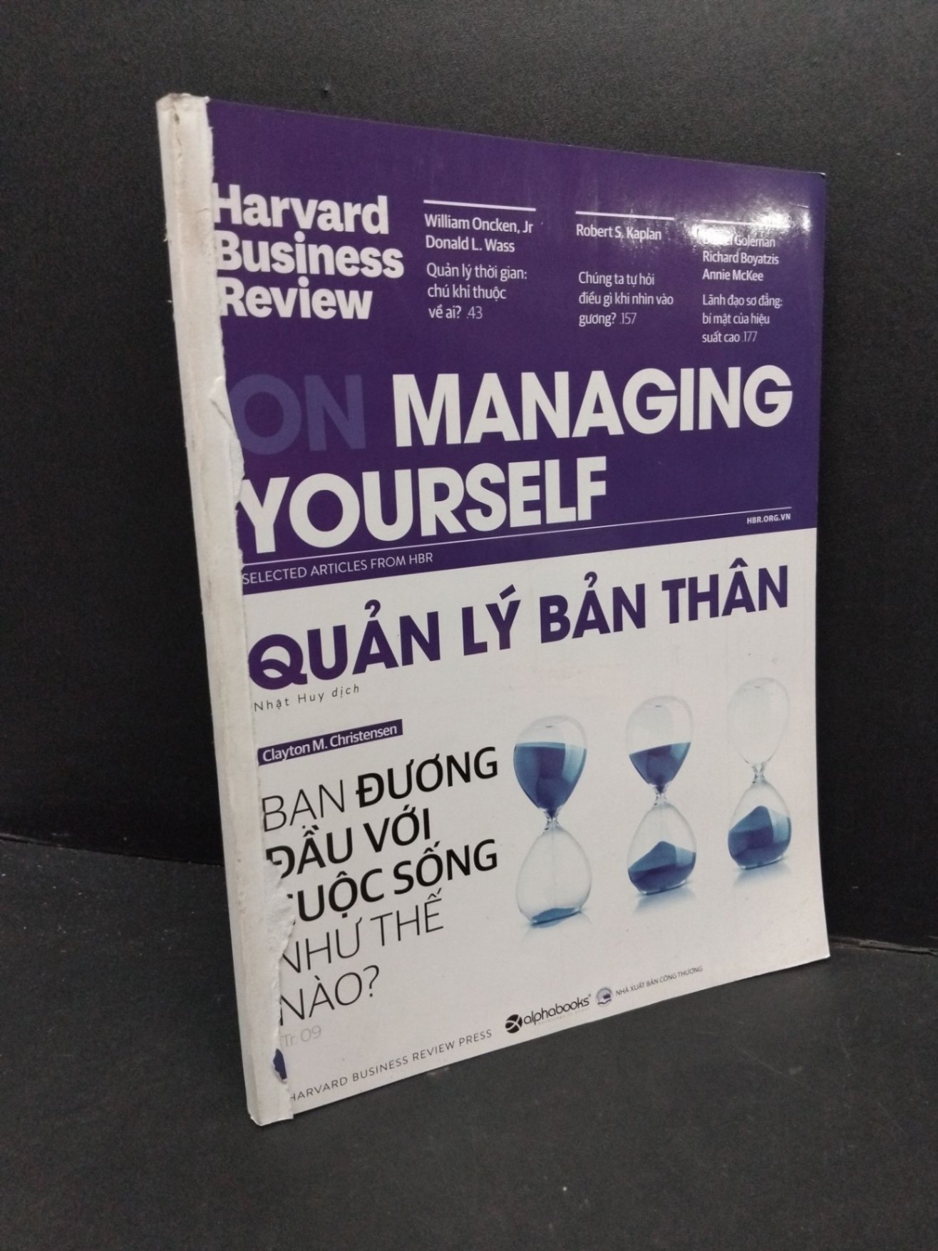 Quản lý bản thân - Harvard Business Review mới 80% rách gáy 2019 HCM2809 Clayton M. Christensen KỸ NĂNG