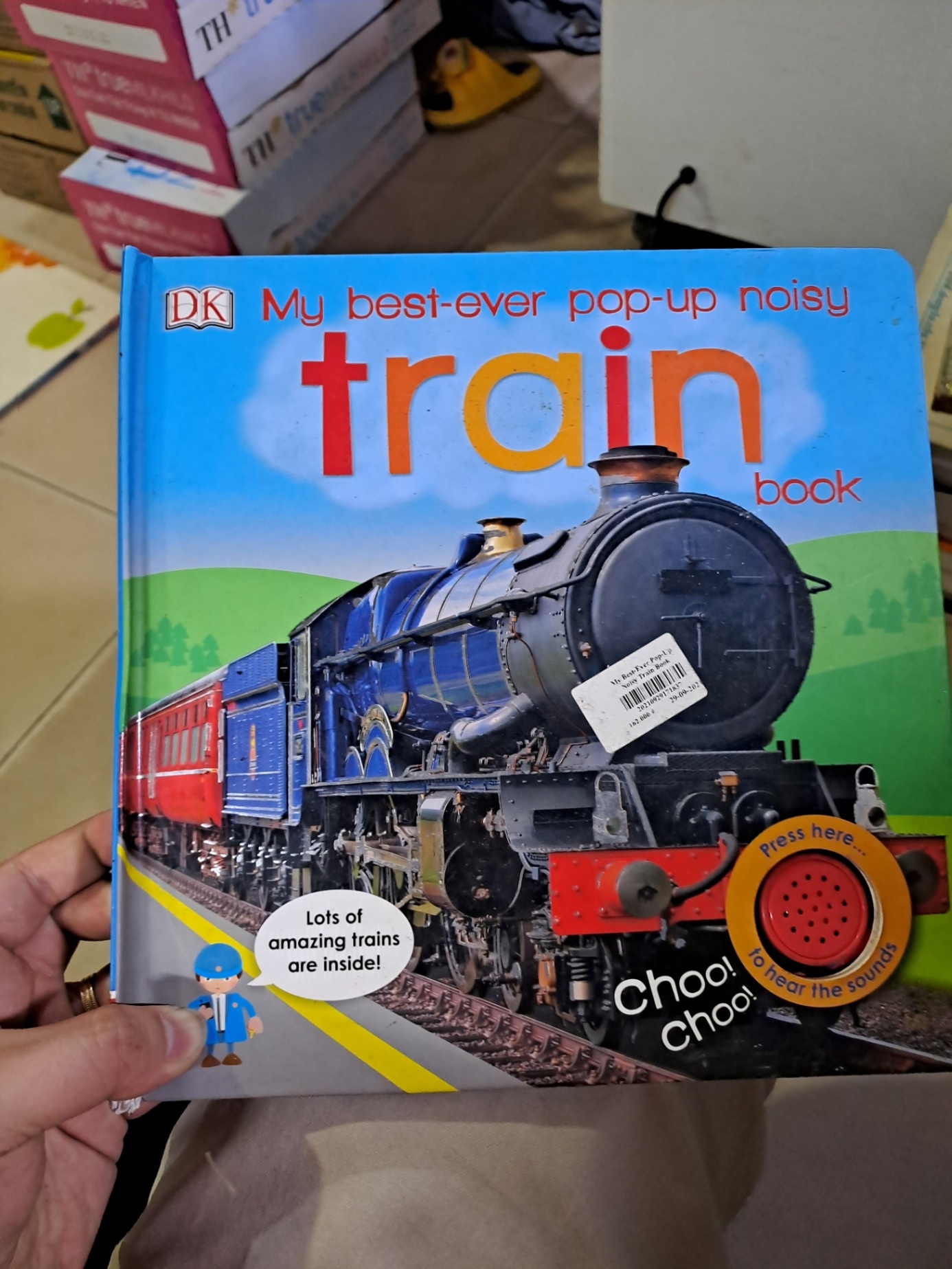 My best-ever pop-up noisy Train book hư nhạc mới 90% HCM0808 MẸ VÀ BÉ