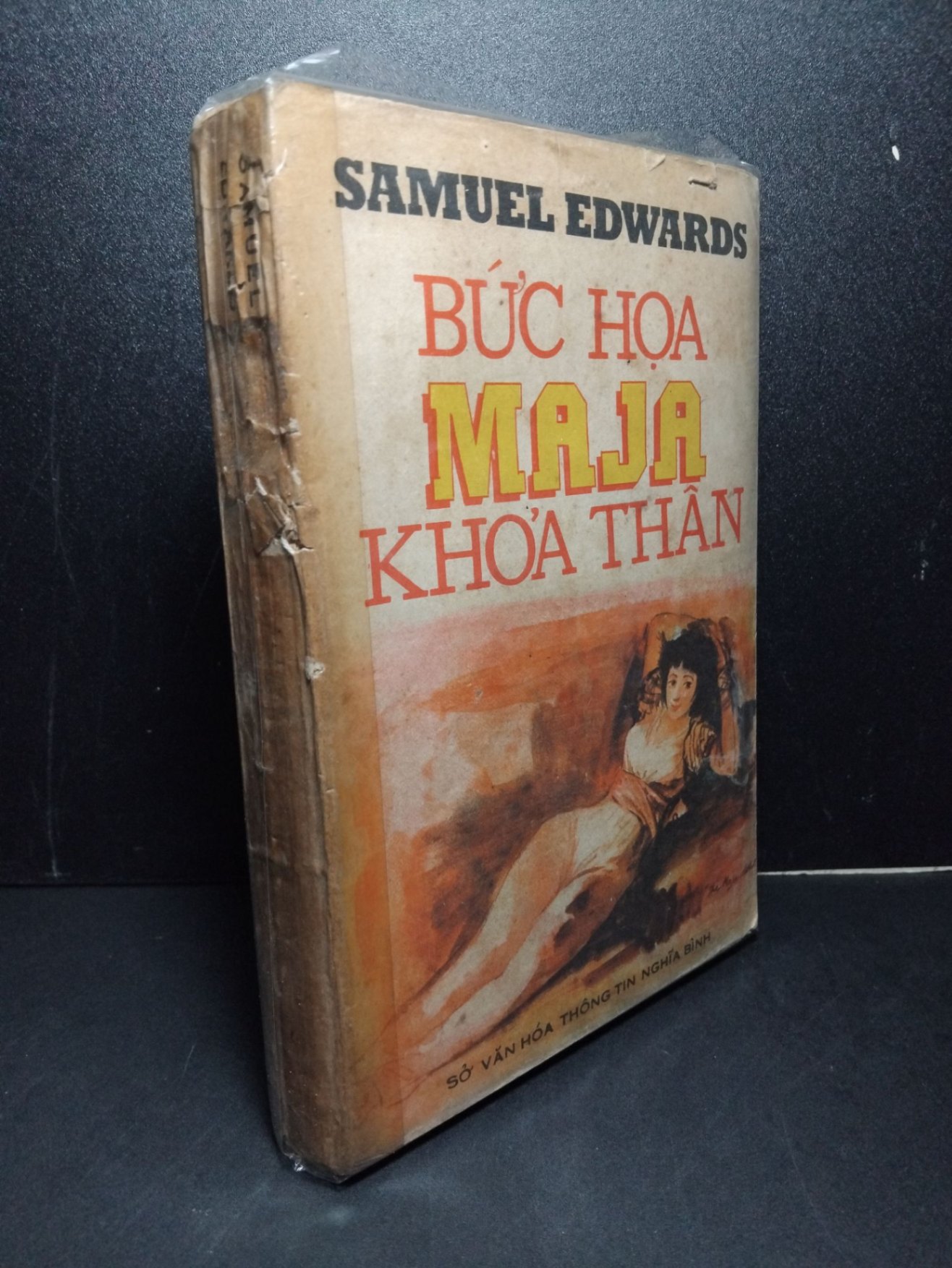 Bức họa Maja khỏa thân mới 60% bẩn bìa, ố vàng, rách gáy 1986 Samuel Edwards HCM2603 VĂN HỌC (NSX)
