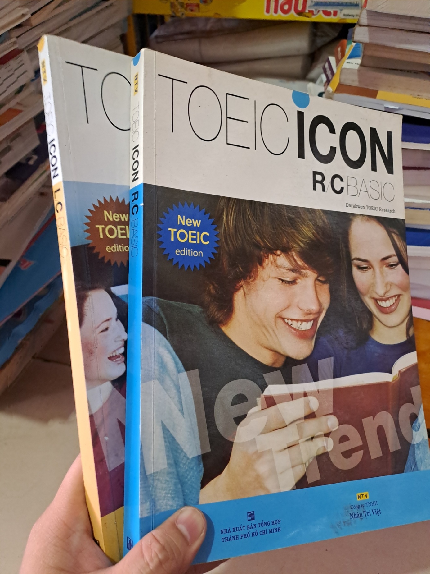 Toeic Icon bộ 2 cuốn RC + LC basic mới 80% có viết hightlight HCM0808 HỌC NGOẠI NGỮ
