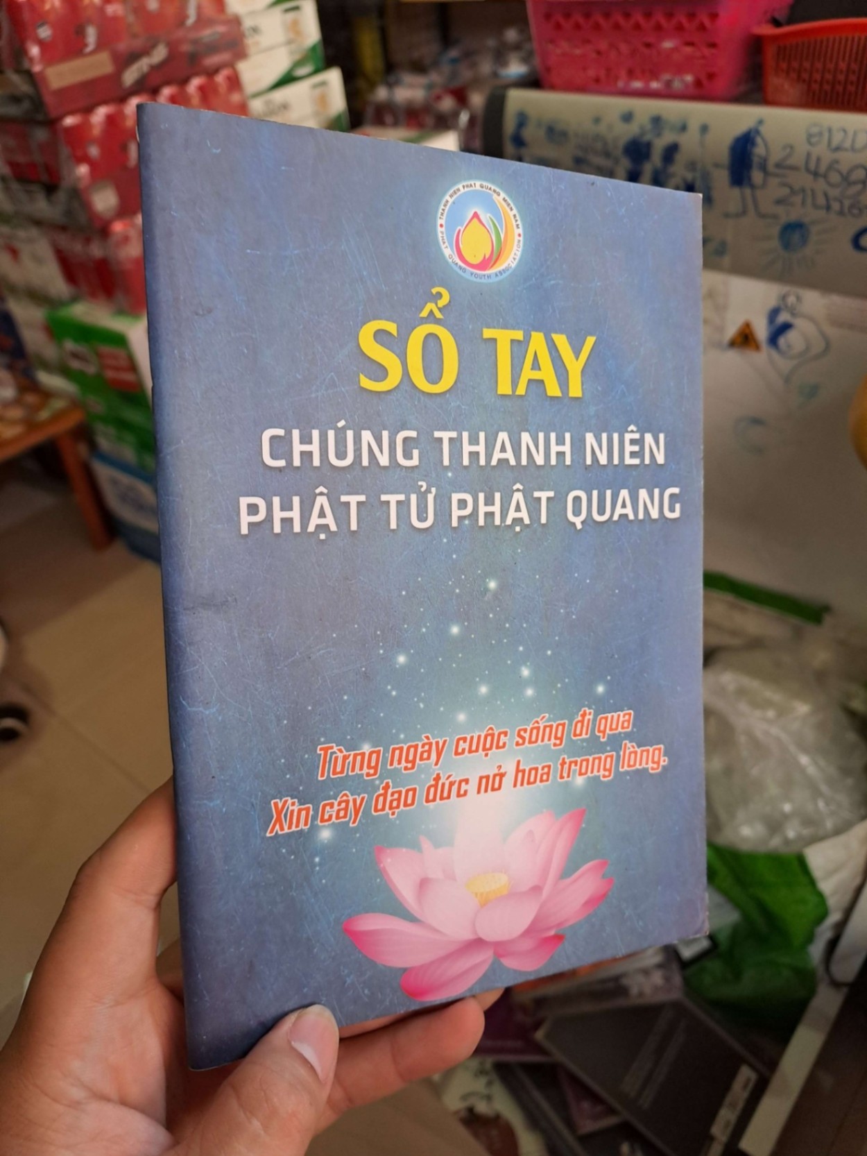 Sổ tay chúng thanh niên phật tử phật quang TẶNG SÁCH CŨ HCM0910