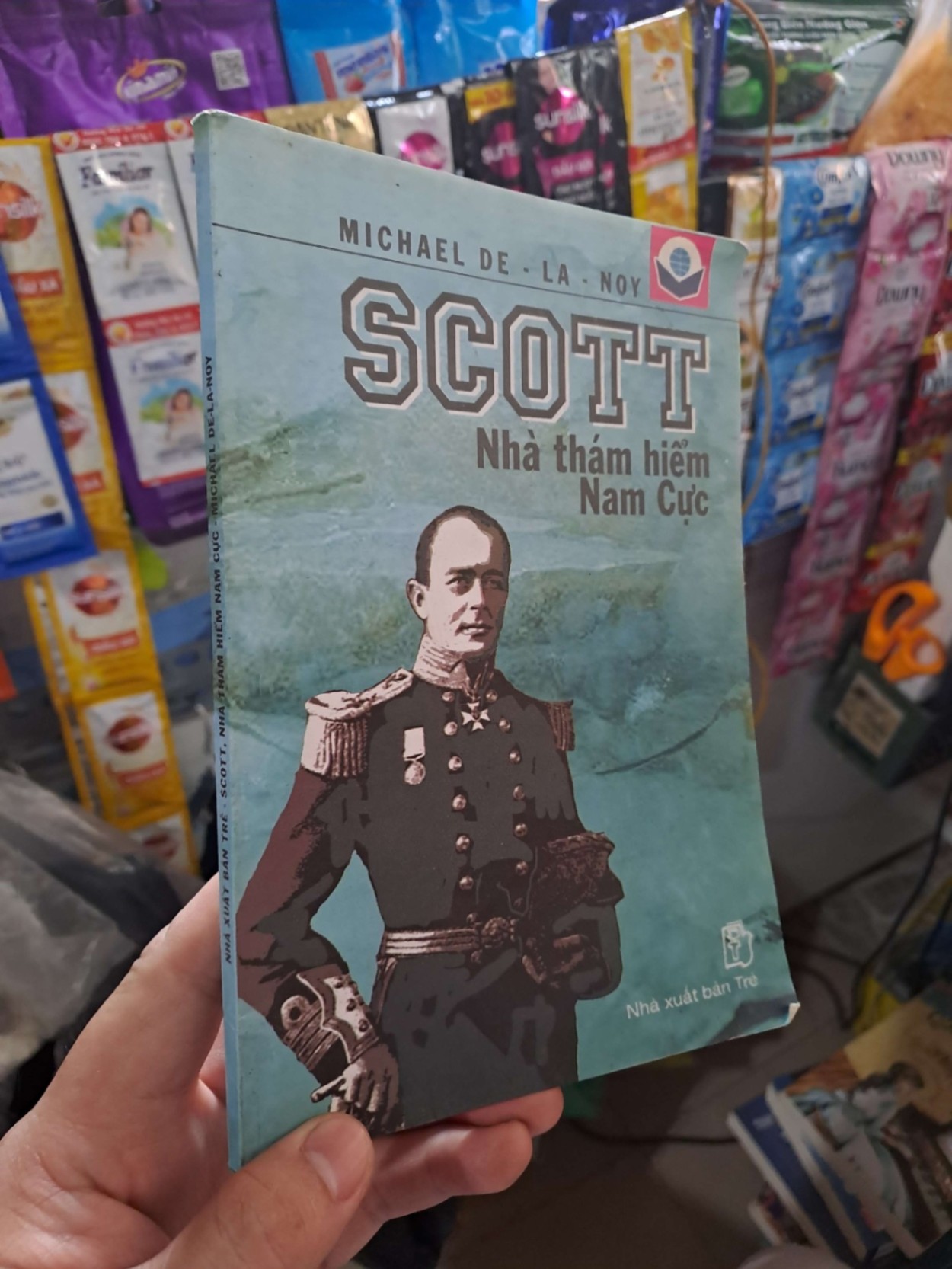 Scott Nhà Thám Hiểm Nam Cực - Michael Delanoy 2003 mới 80% VĂN HỌC HCM3012 (NSX)