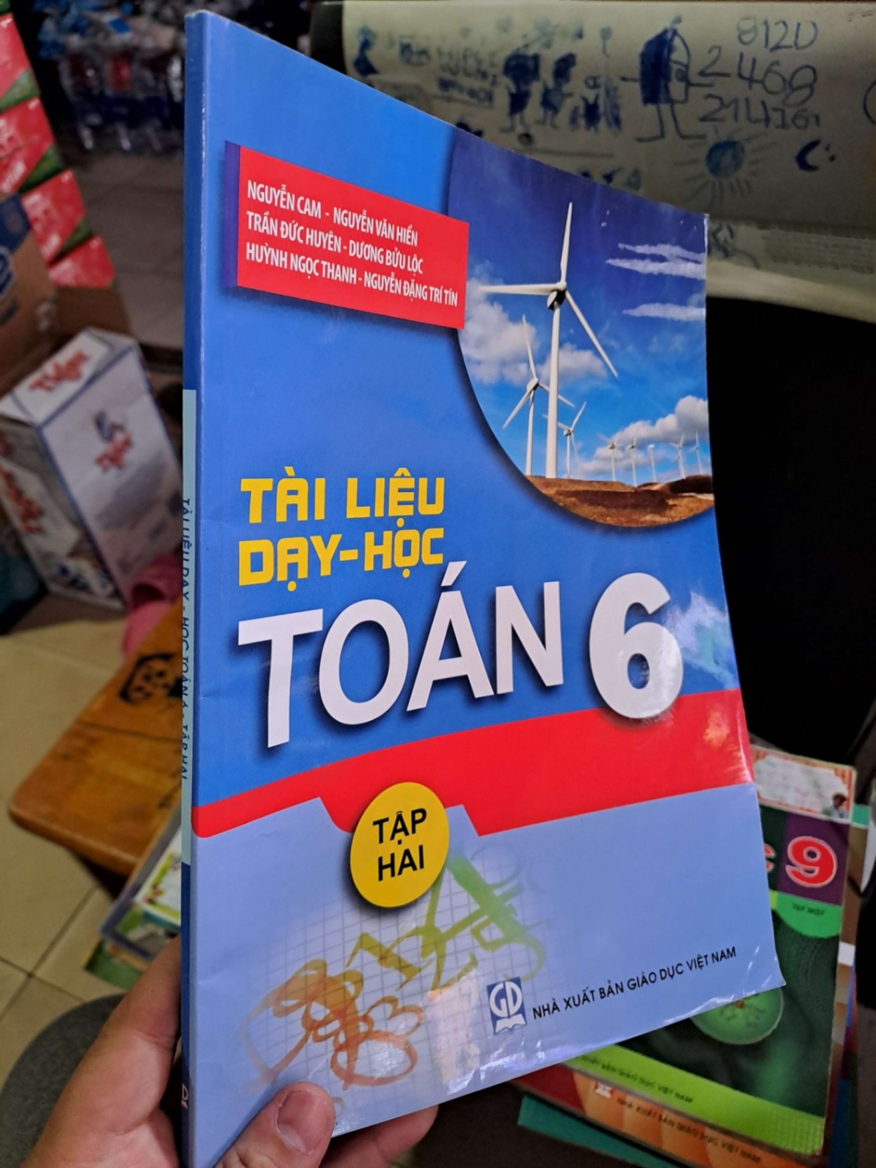 Tài liệu dạy học Toán 6 tập hai - Nguyễn Cam - 2020 mới 90% - GIÁO KHOA - HCM0111