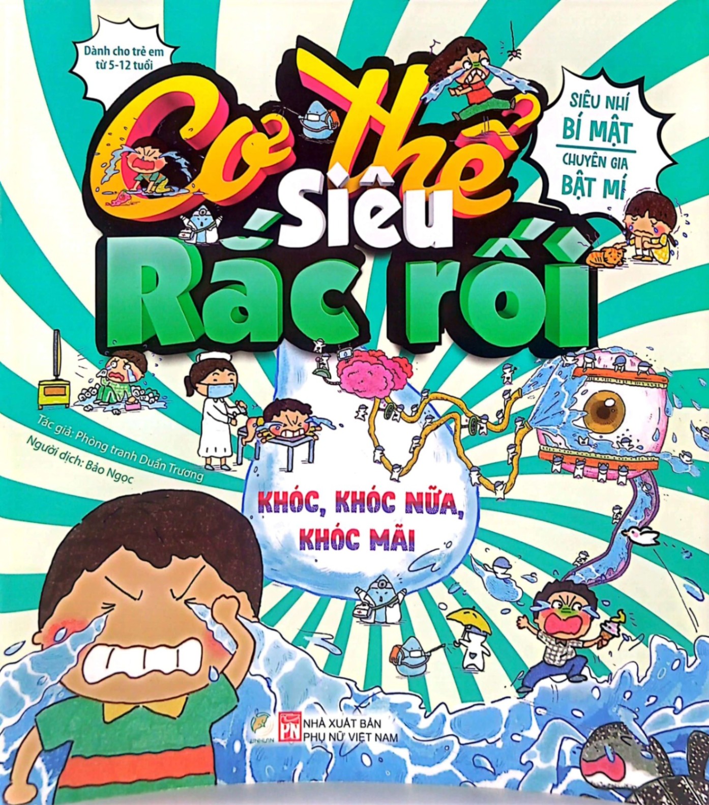 Cơ thế siêu rắc rối - Khóc, khóc nữa, khóc mãi - - LINHLANBOOKS - Sách Mẹ và bé