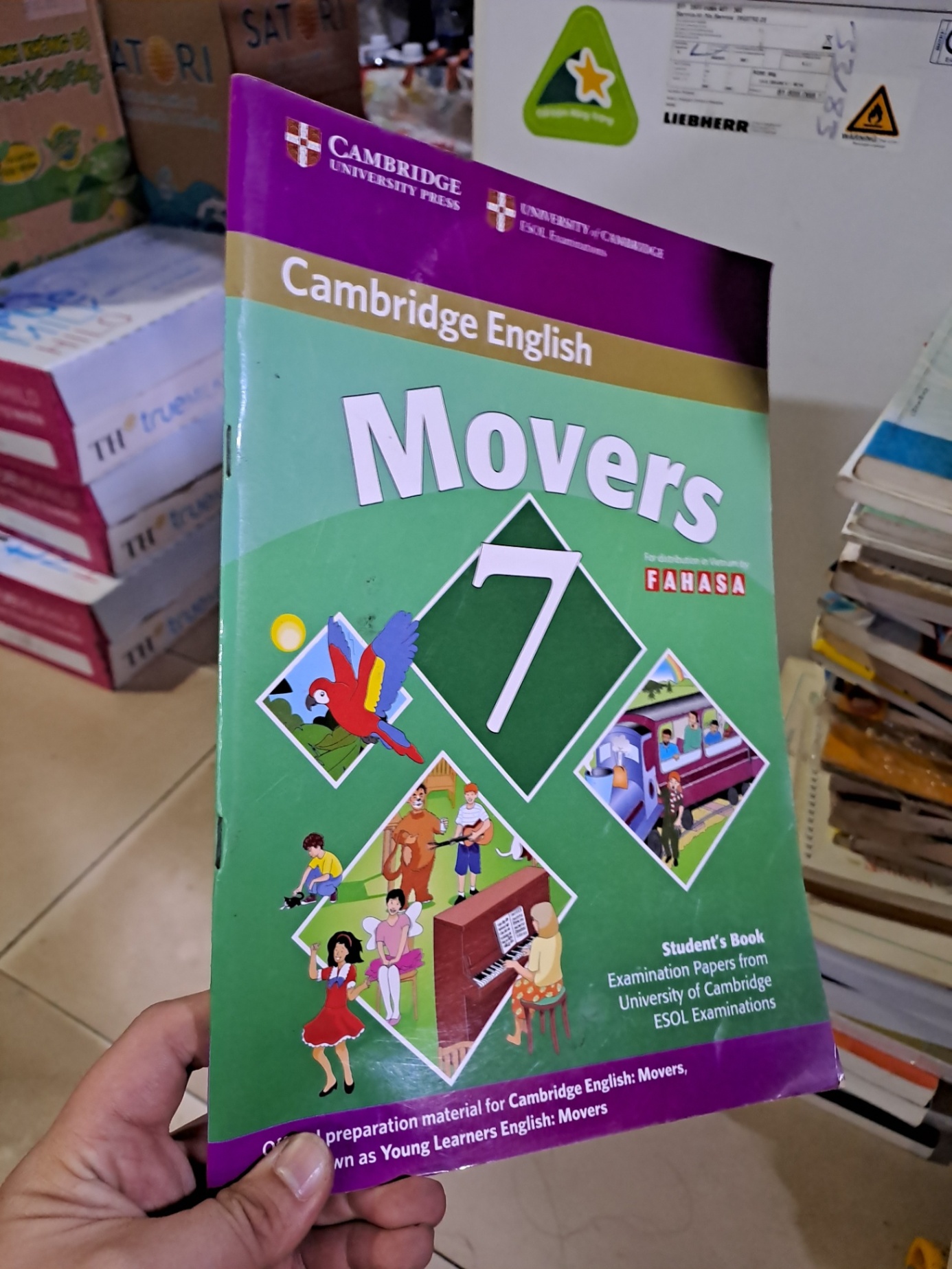Movers 7 Cambridge English mới 70% ẫm rách ít chưa viết HCM0808 HỌC NGOẠI NGỮ