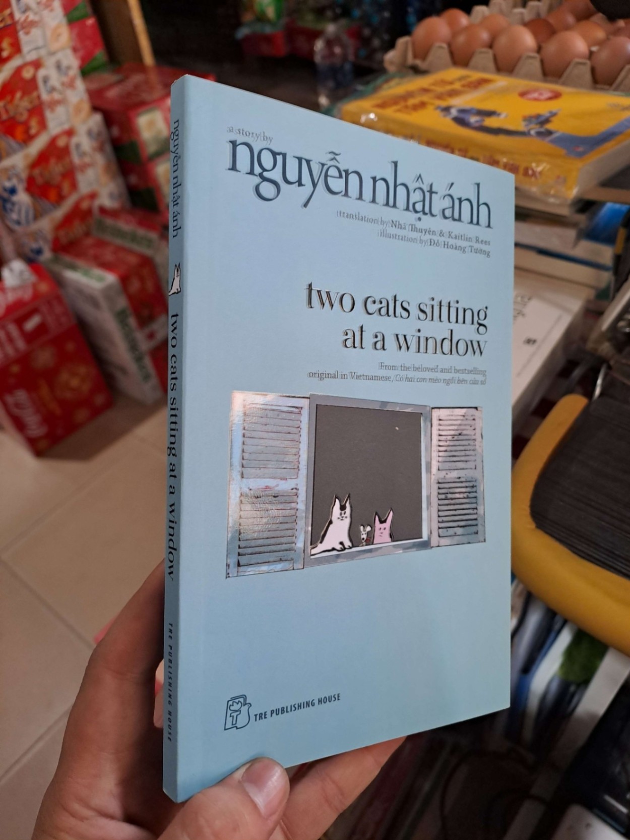 Two Cats Sitting At A Window - Nguyễn Nhật Ánh, Đỗ Hoàng Tường - 2025 mới 90% - VĂN HỌC - HMT3012 (NSX)