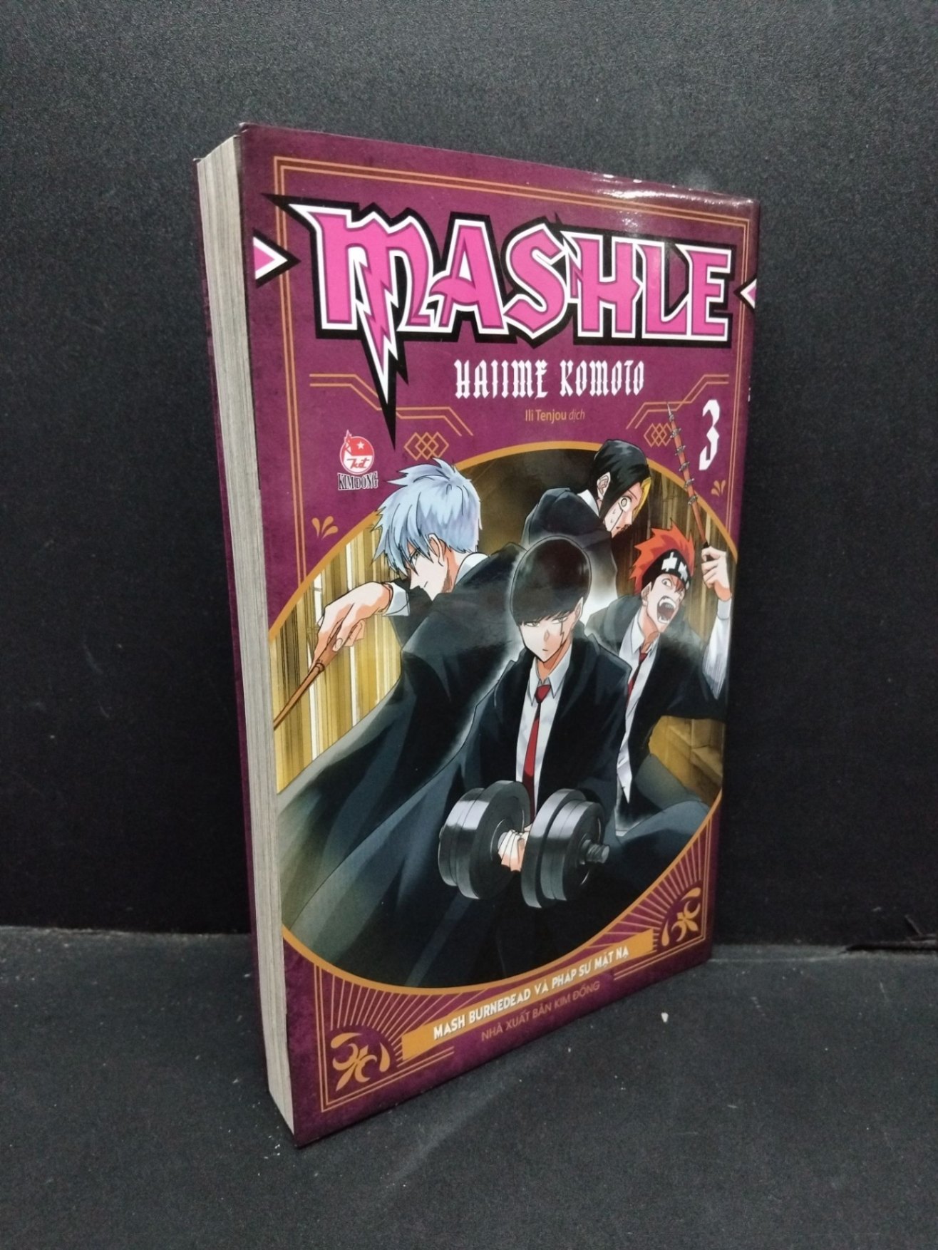 Mashle tập 3 Mash Burrnedead và pháp sư mặt nạ Hajime Komoto mới 90% bẩn bìa nhẹ, ố nhẹ 2024 HCM.ASB0711