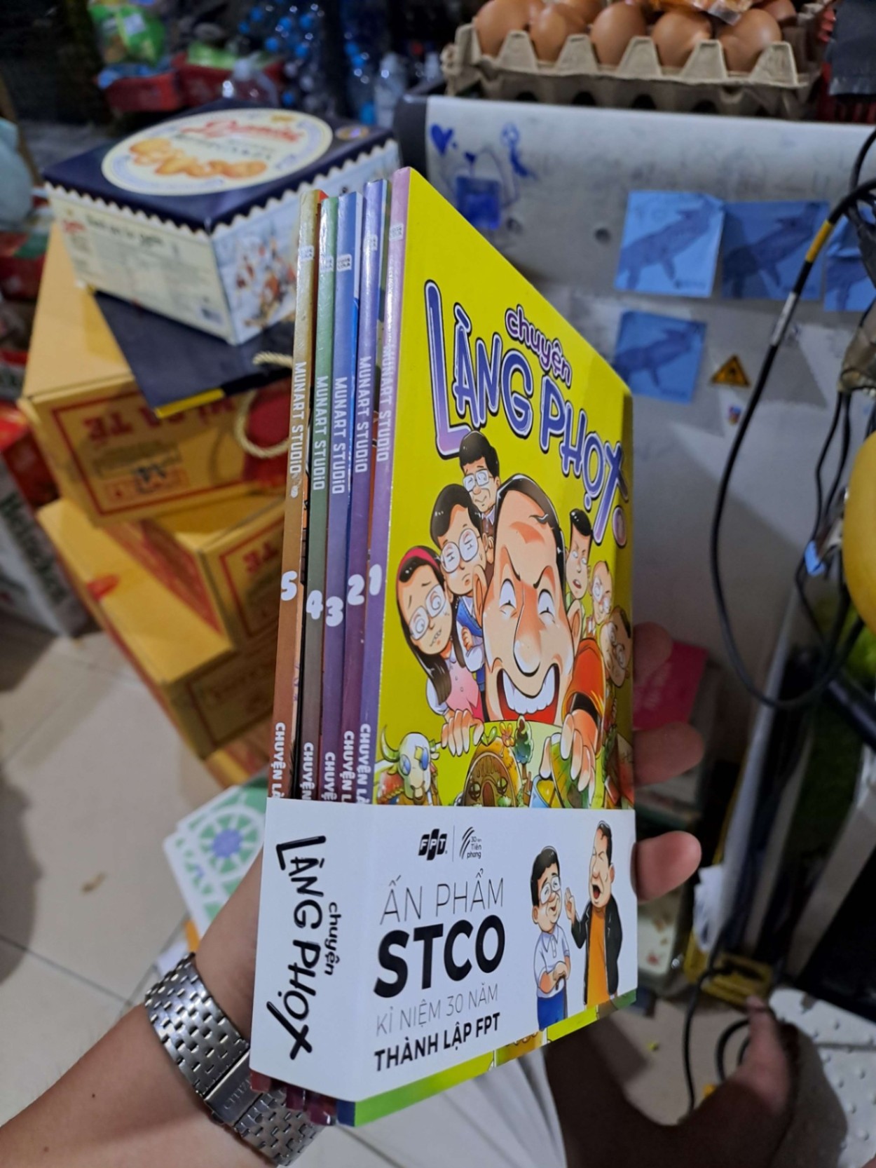 (Trọn Bộ 5 Tập) Chuyện Làng Phọt - Nhiều Tác Giả - mới 80% ố - TRUYỆN TRANH - HMT3012