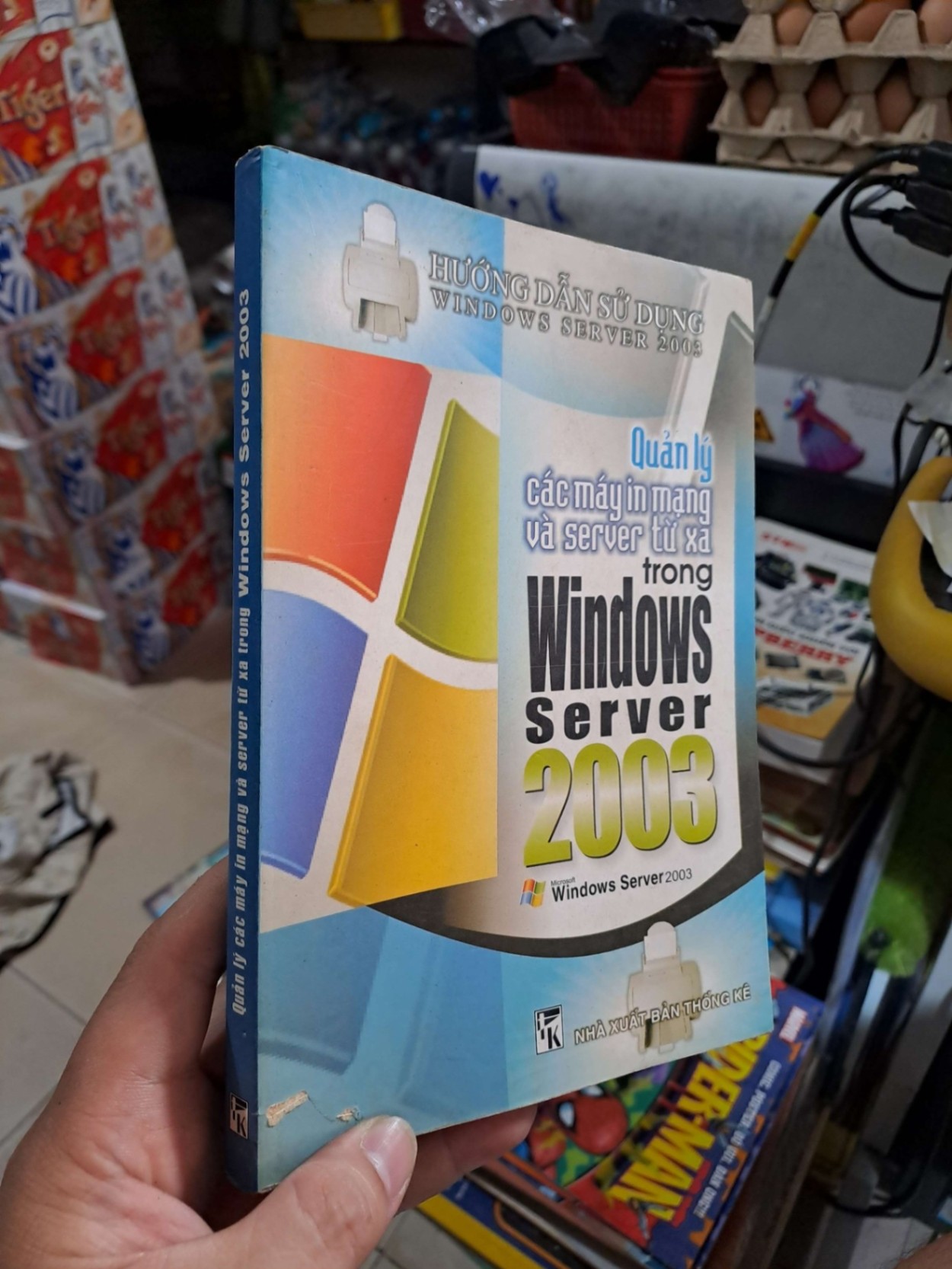 Hướng Dẫn Sử Dụng - Quản Lý Các Máy In Mạng Và Server Từ Xa Trong Windows Server 2003 - 2003 mới 80% ố - SÁCH ĐỒNG GIÁ 5K - HCM3012