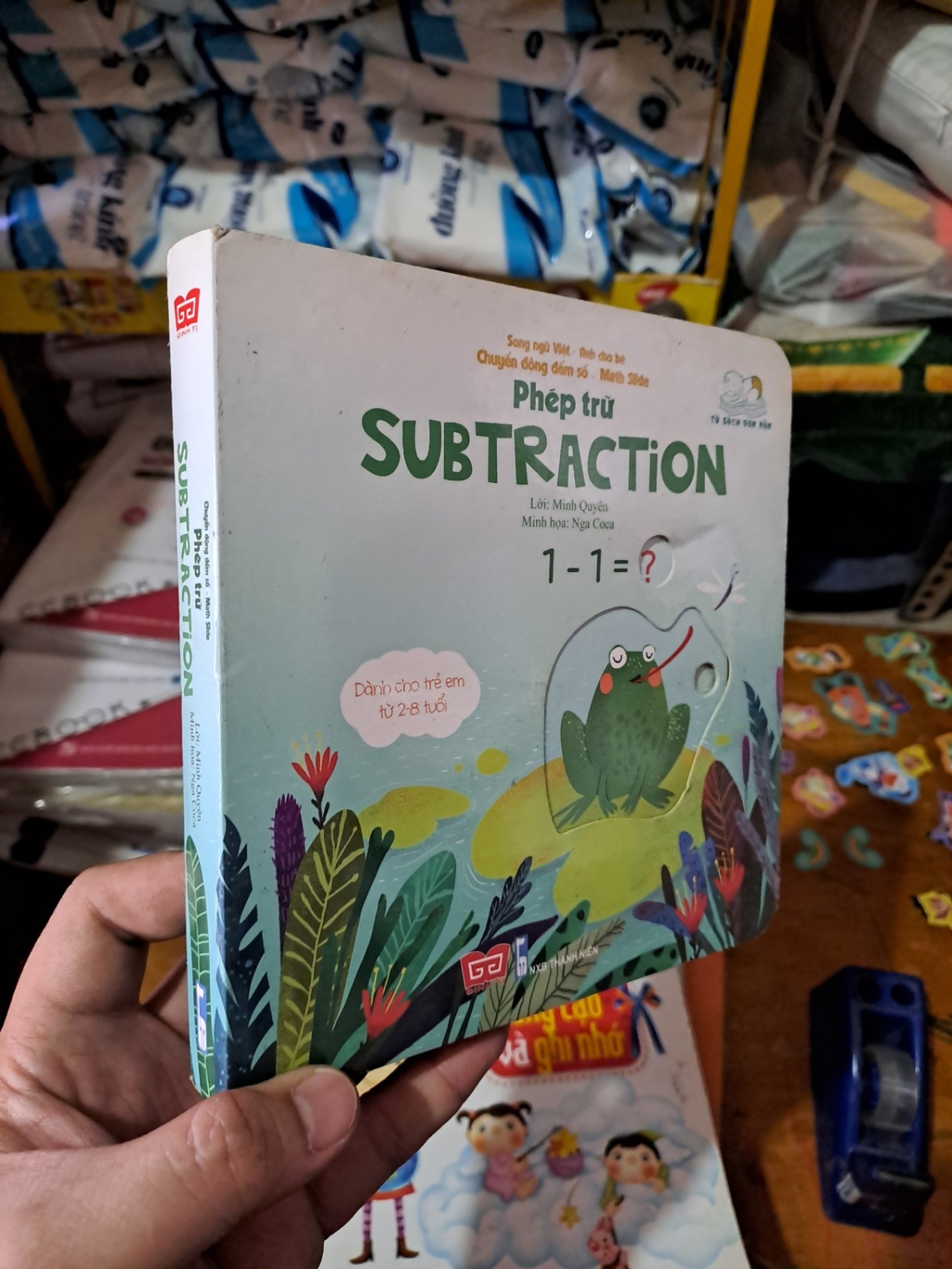 Phép trừ Subtraction dành cho trẻ 2-8 tuổi bìa cứng HCM0808 MẸ VÀ BÉ
