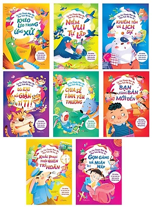 Các câu chuyện nhân văn phát triển EQ cho trẻ_Combo 8 cuốn - - LINHLANBOOKS - Sách Mẹ và bé