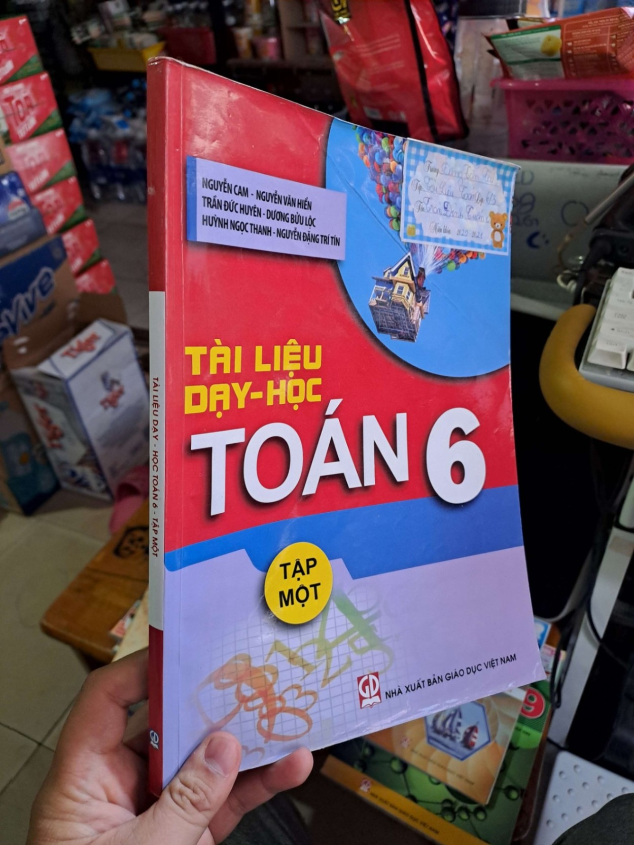 Tài liệu dạy học Toán 6 tập một - Nguyễn Cam - 2020 mới 90% - GIÁO KHOA - HCM0111